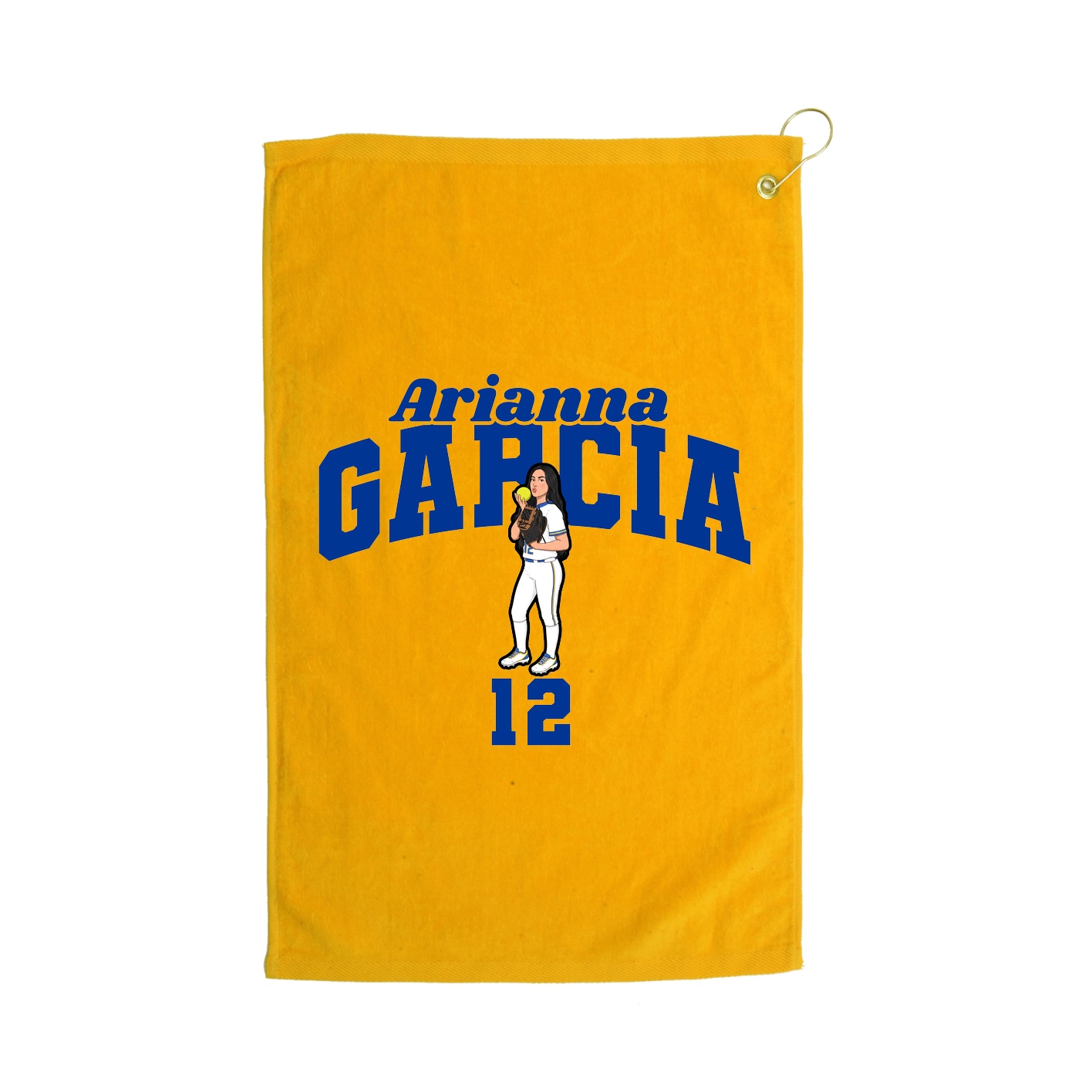 Golf Towel — Signature Arch in Gold