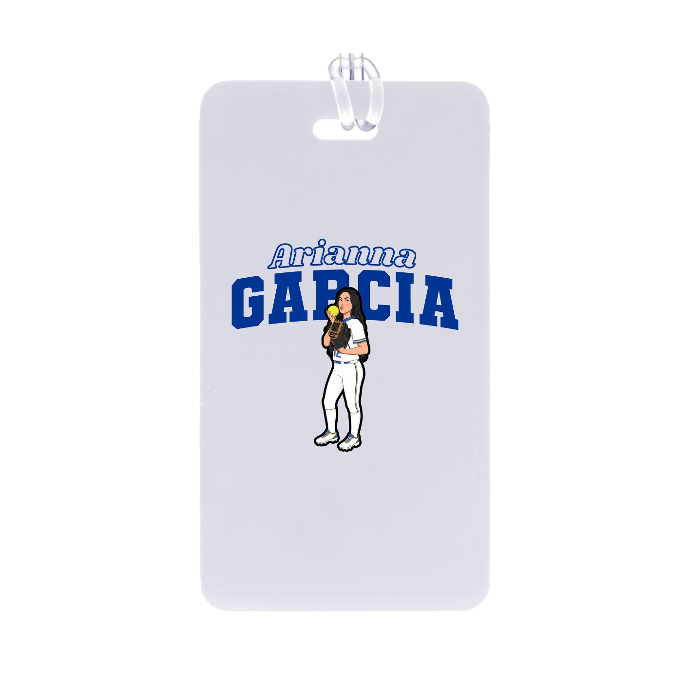 Bag Tag — Name Arch in Classic