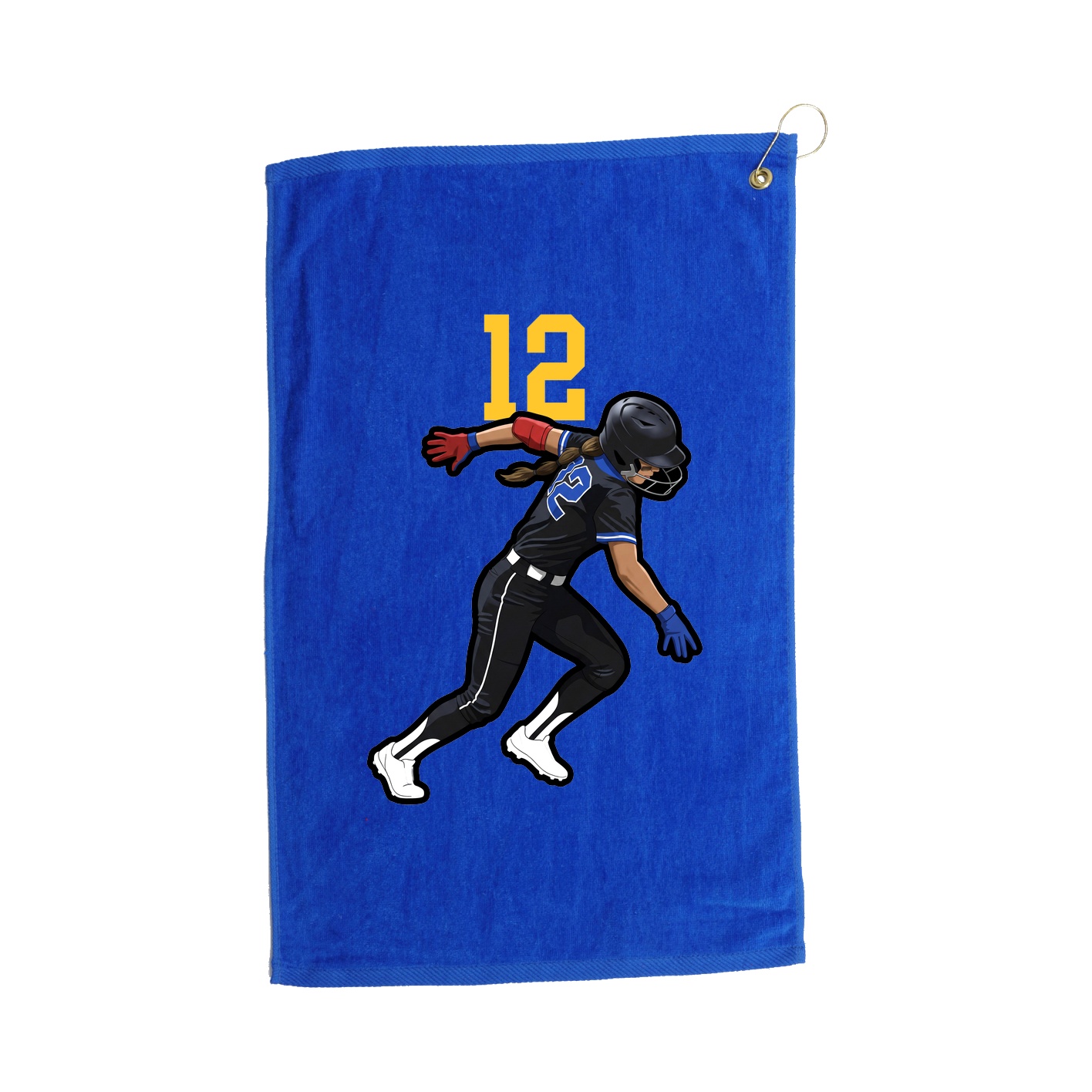 Golf Towel — Number Top in Royal