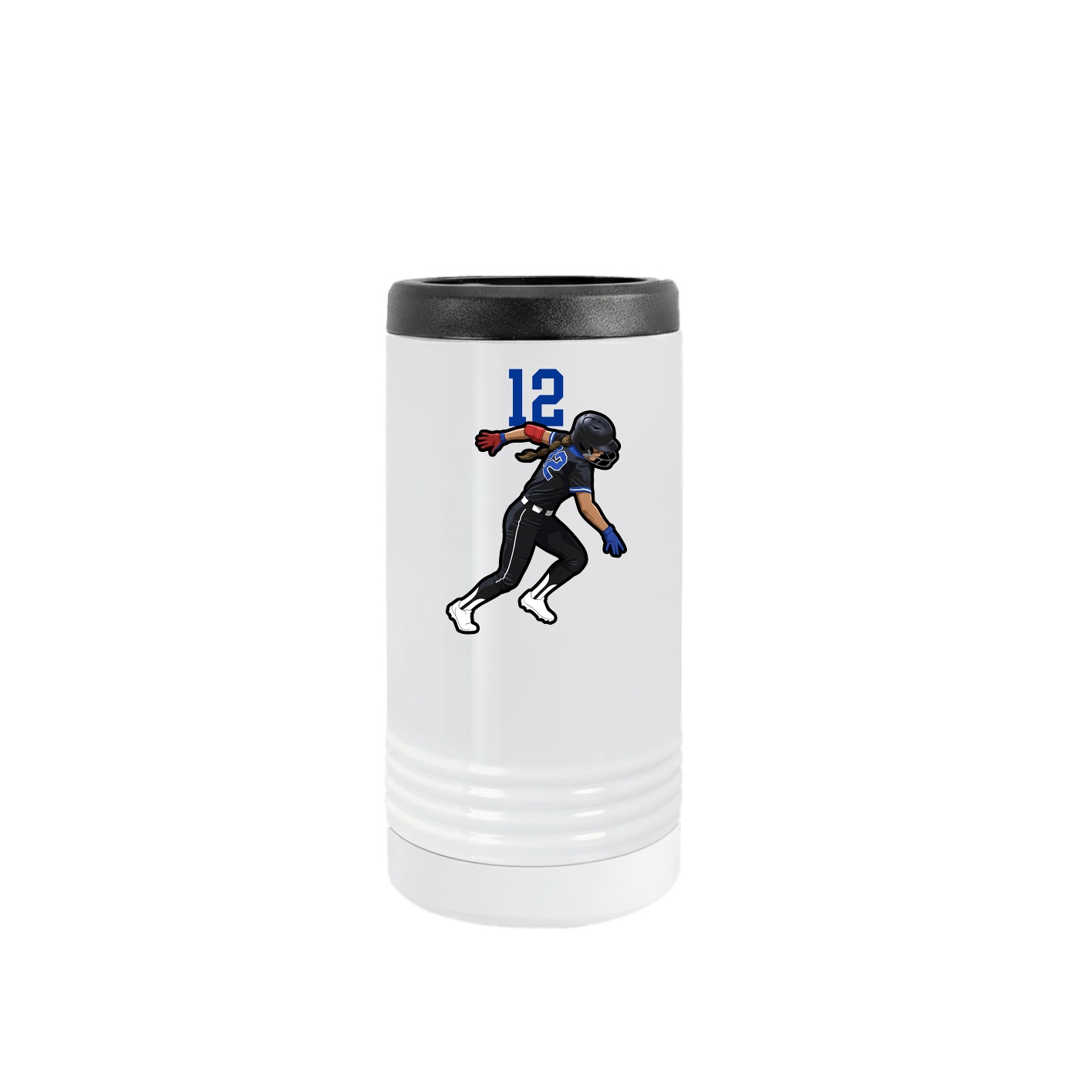 Slim Beverage Holder — Number Top in White