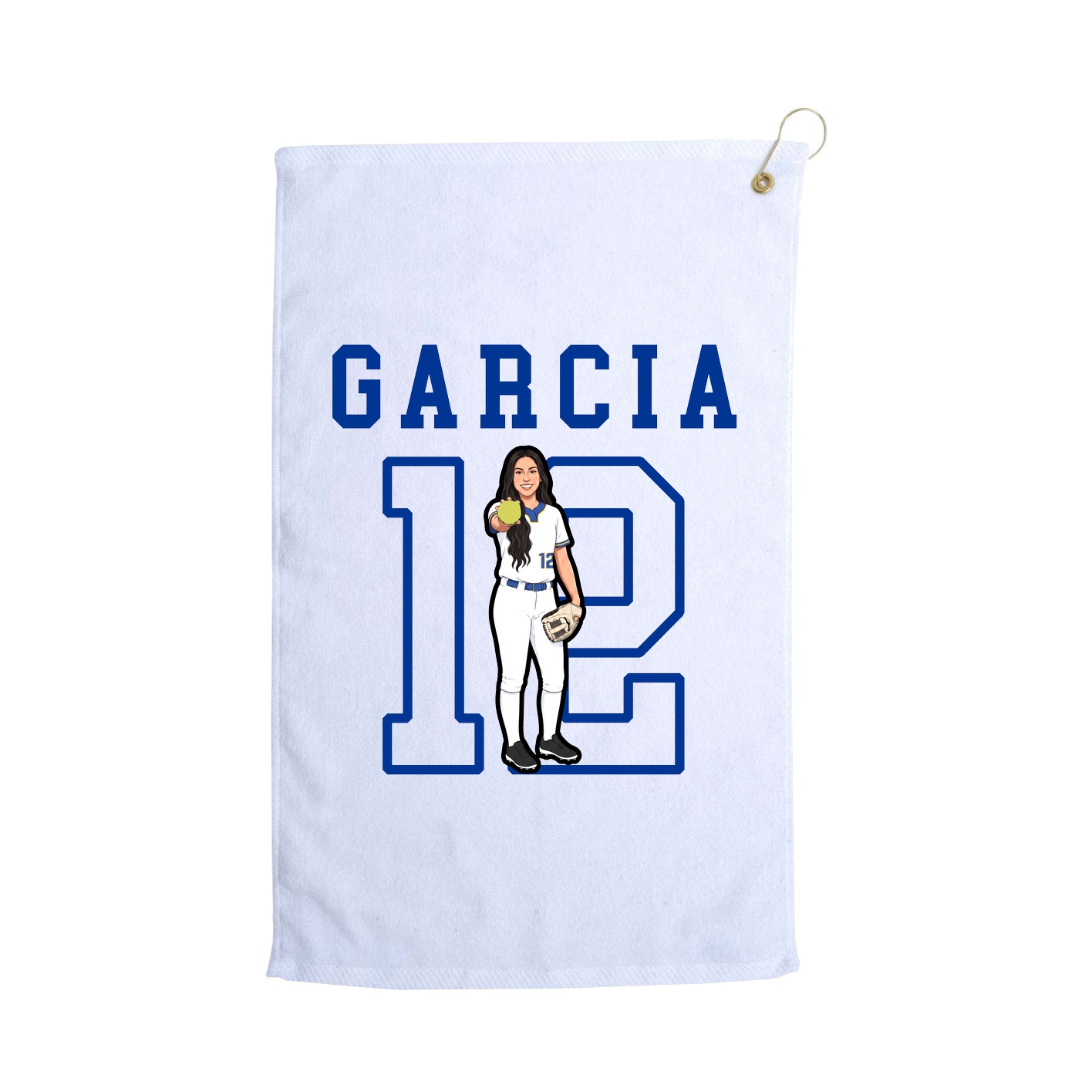 Golf Towel — Shirsey in White