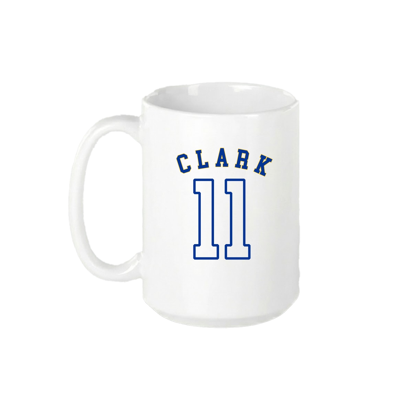 15oz Coffee Mug — Shirsey Arch in White