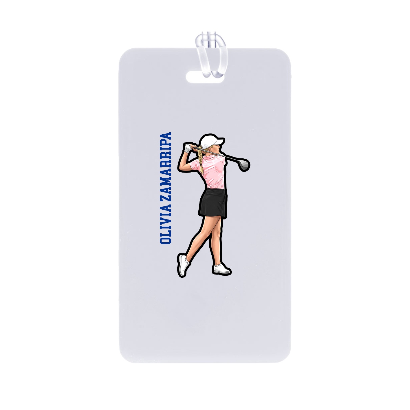 Bag Tag — Name Vertical in Classic