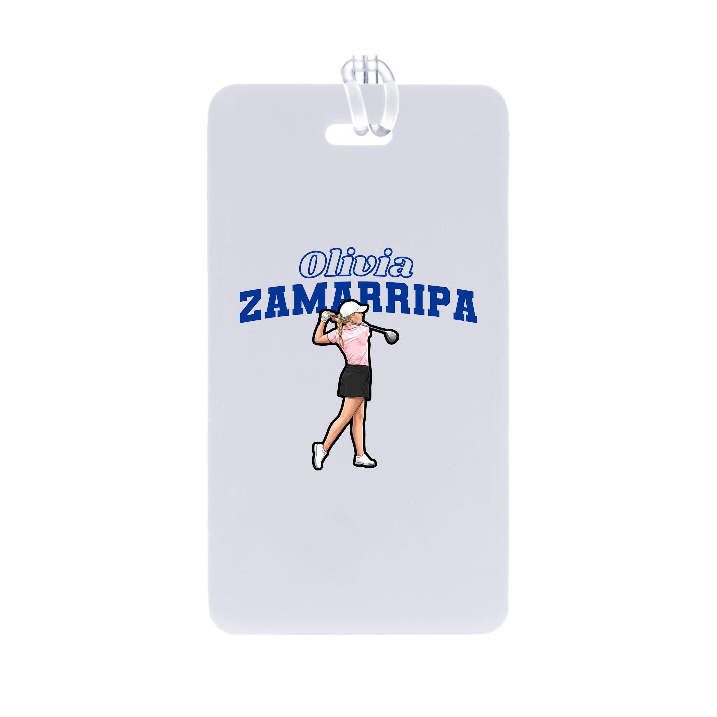 Bag Tag — Name Arch in Classic