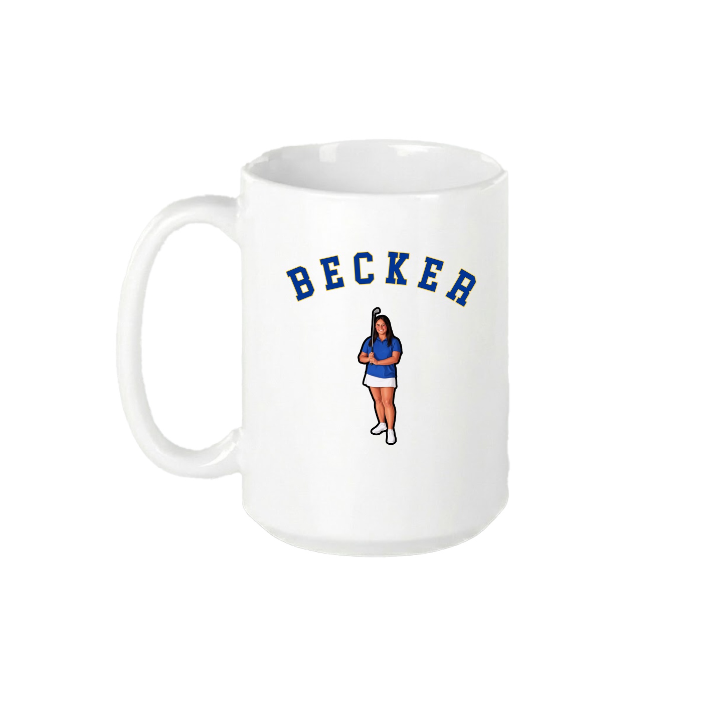 15oz Coffee Mug — Shirsey Arch in White