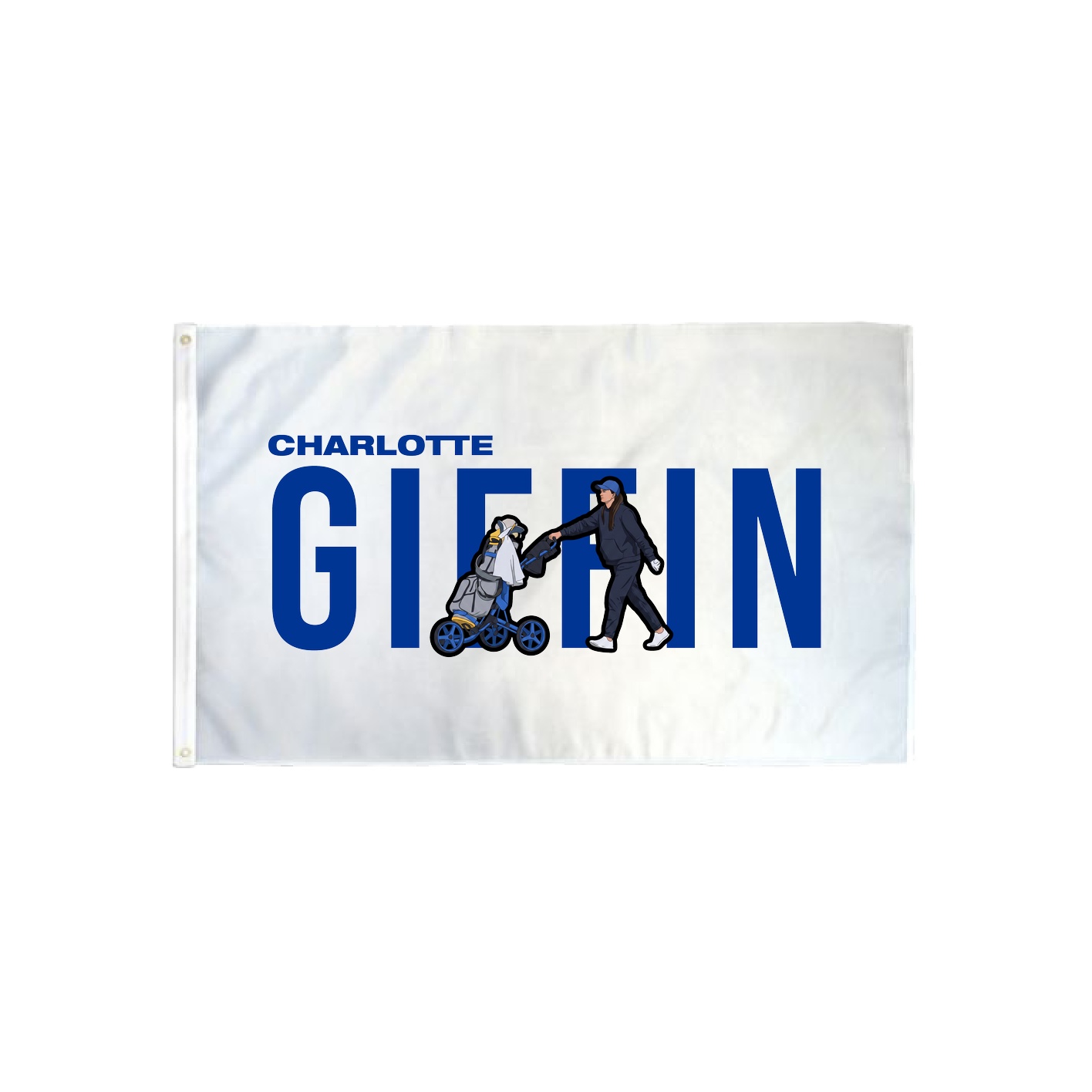 3x5 Flag — Player Name in Classic