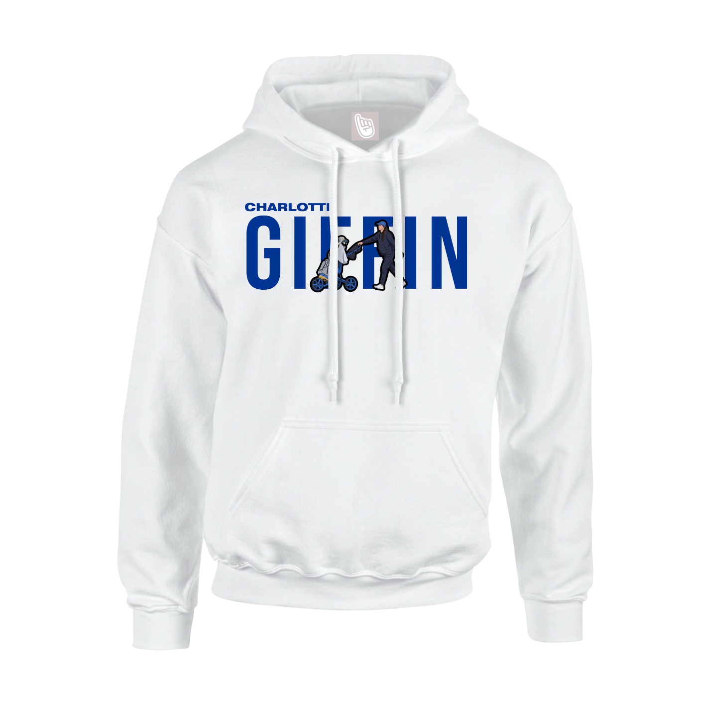 Youth Hoodie — Player Name in White