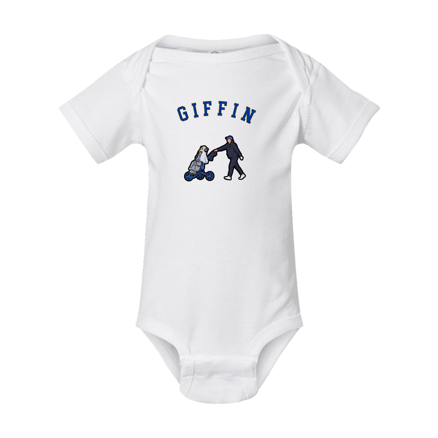 Baby Onesie — Shirsey Arch in White