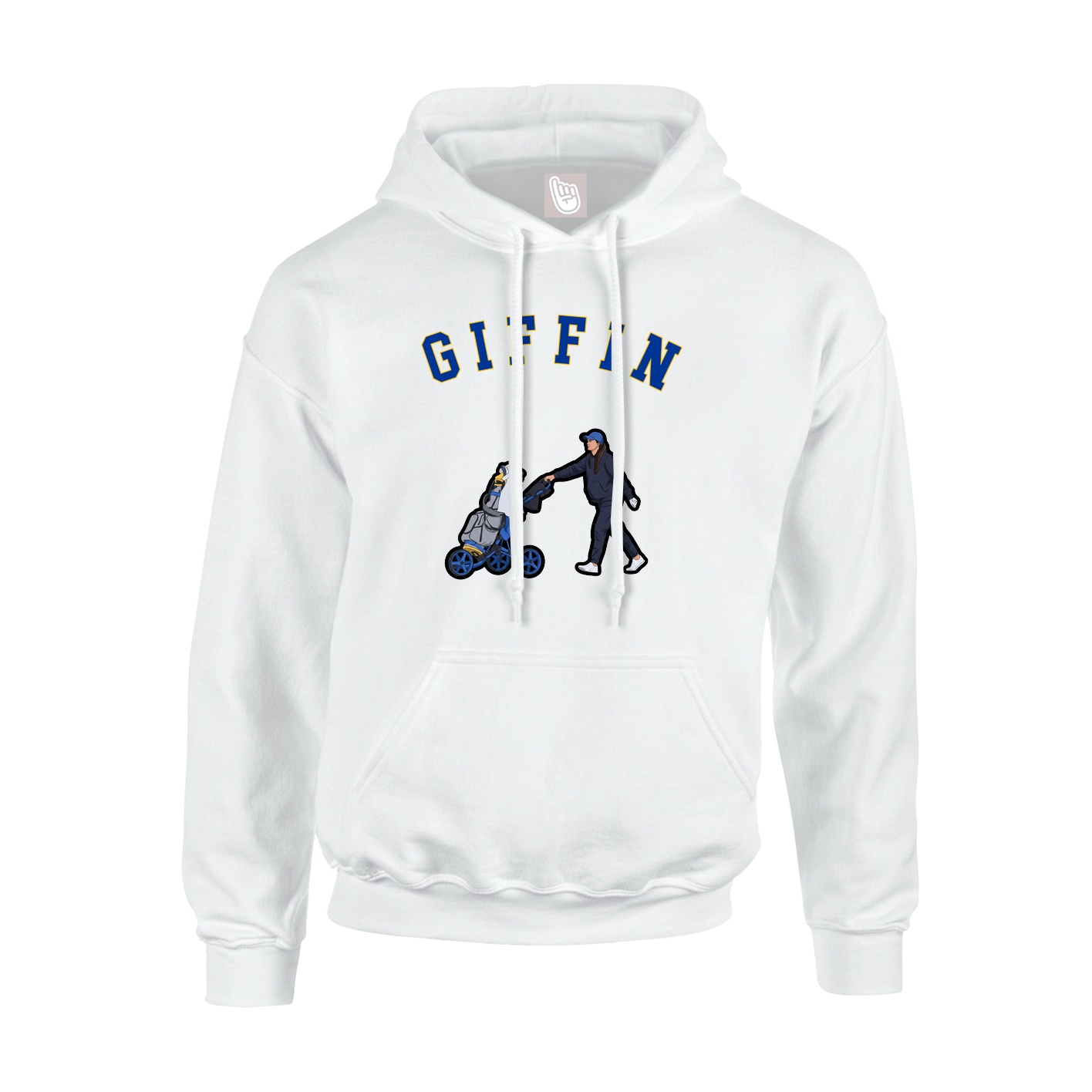 Hoodie — Shirsey Arch in White