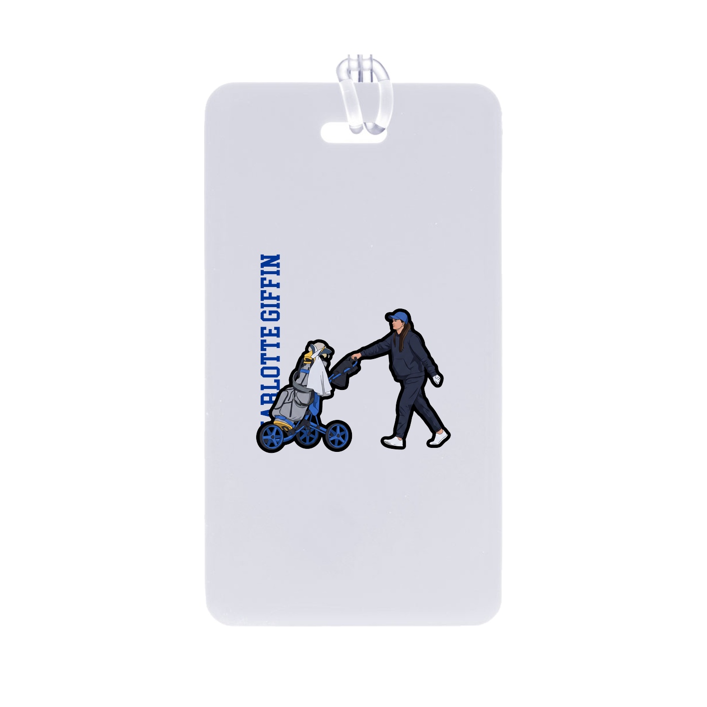 Bag Tag — Name Vertical in Classic