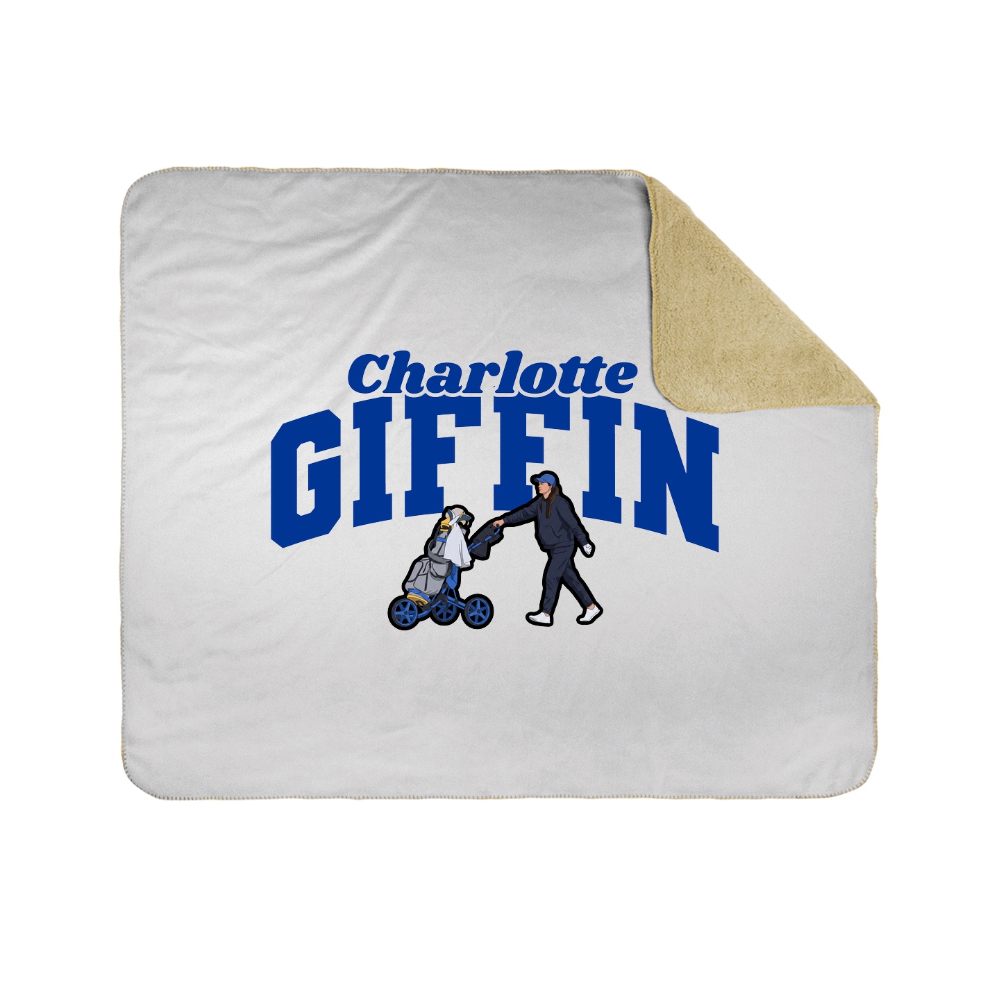 Throw Blanket — Signature Arch in White