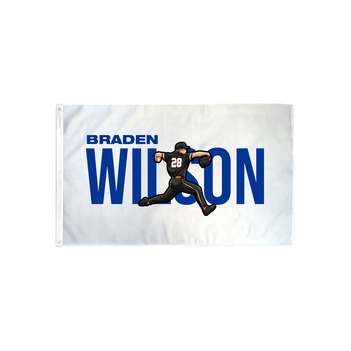 3x5 Flag — Player Name in Classic