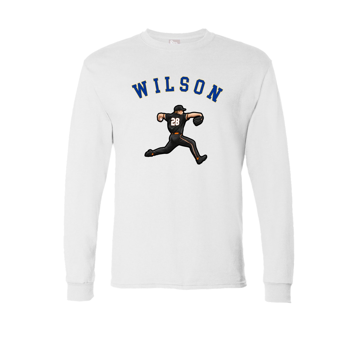 Long Sleeve Tee — Shirsey Arch in White