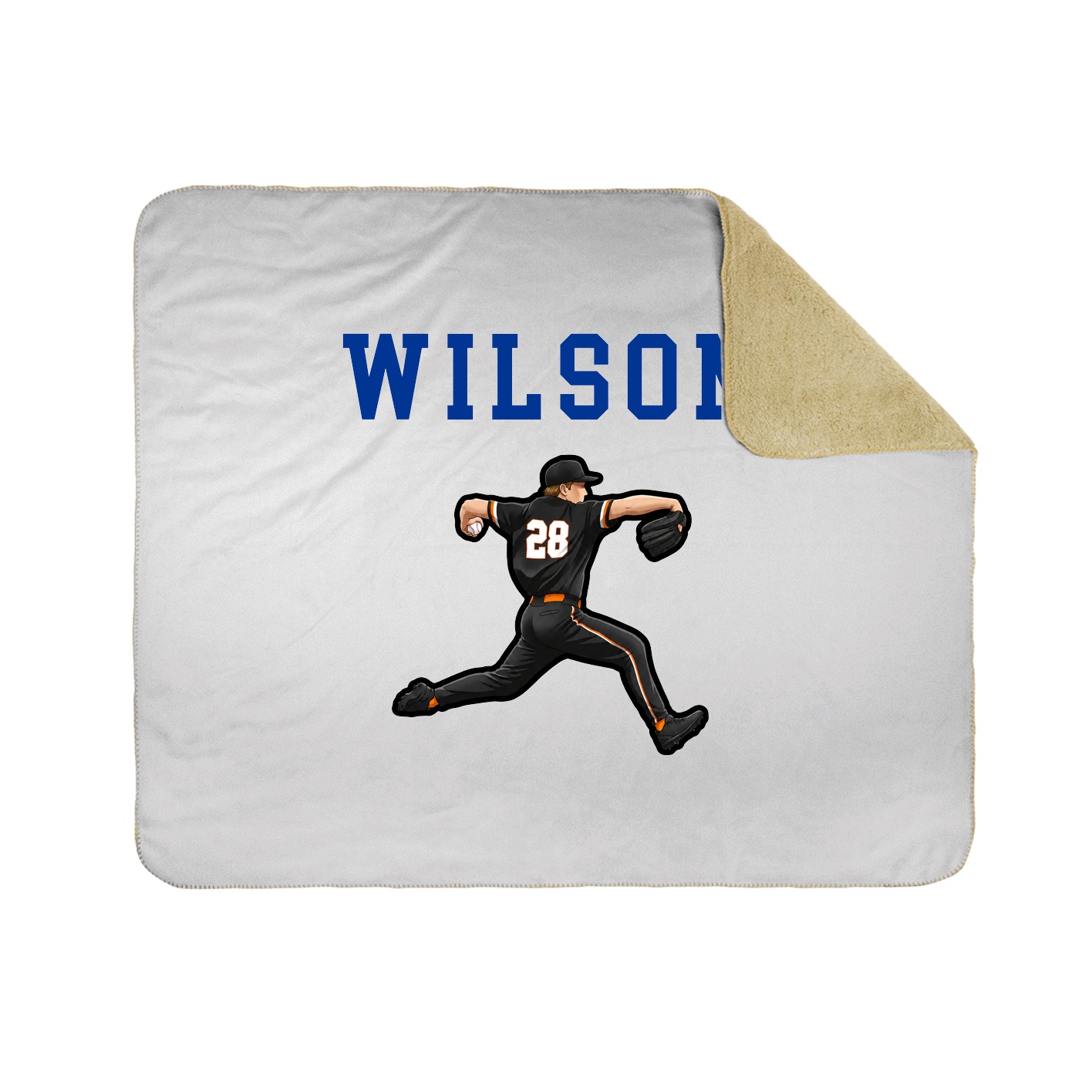 Throw Blanket — Shirsey in White