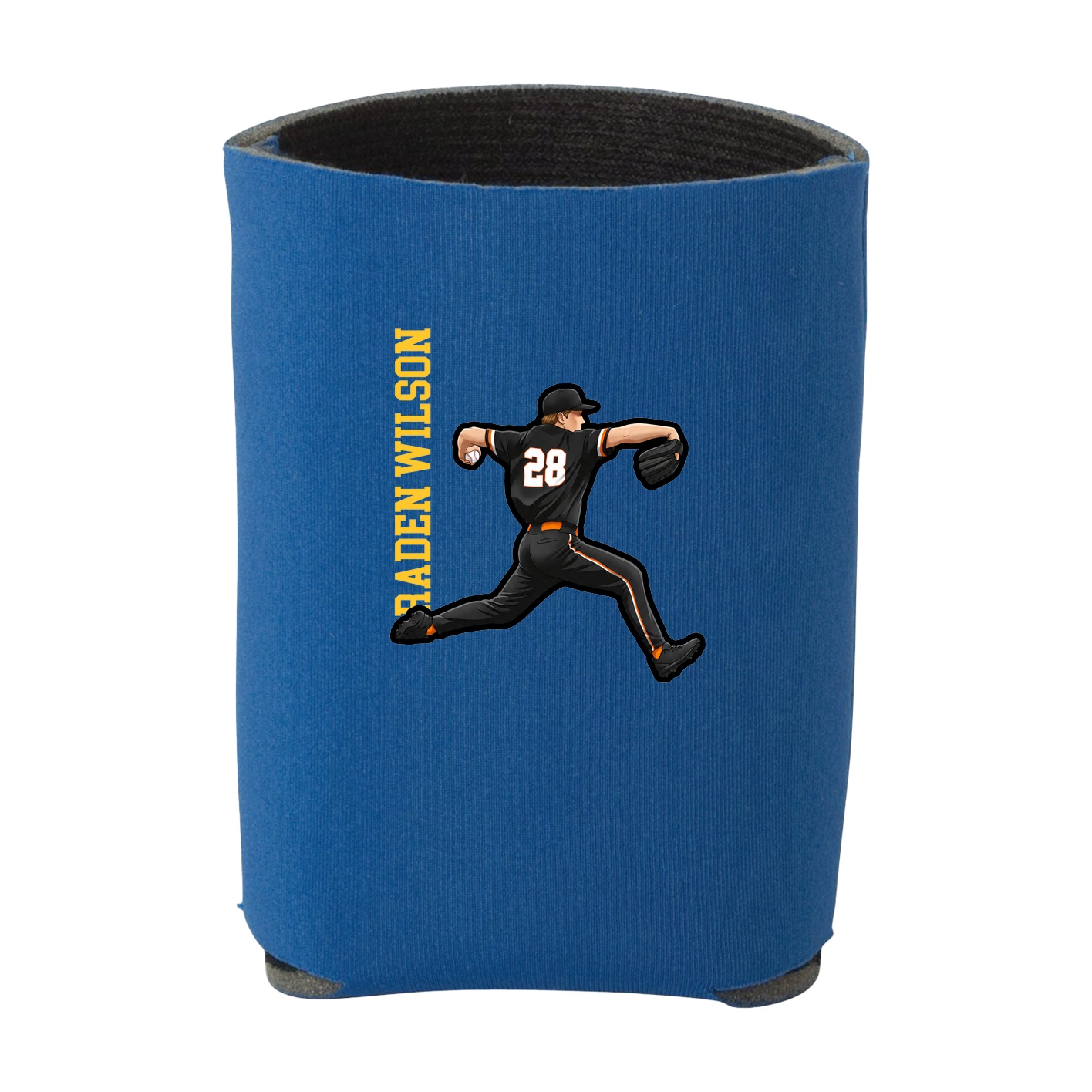Can Holder — Name Vertical in Royal