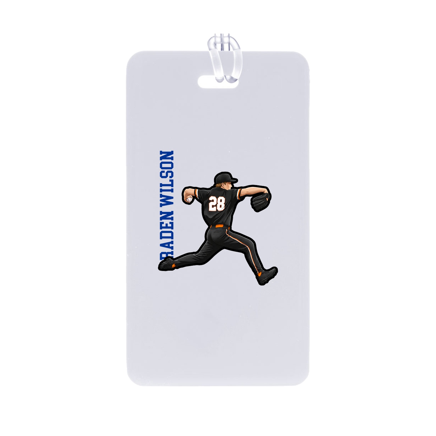 Bag Tag — Name Vertical in Classic