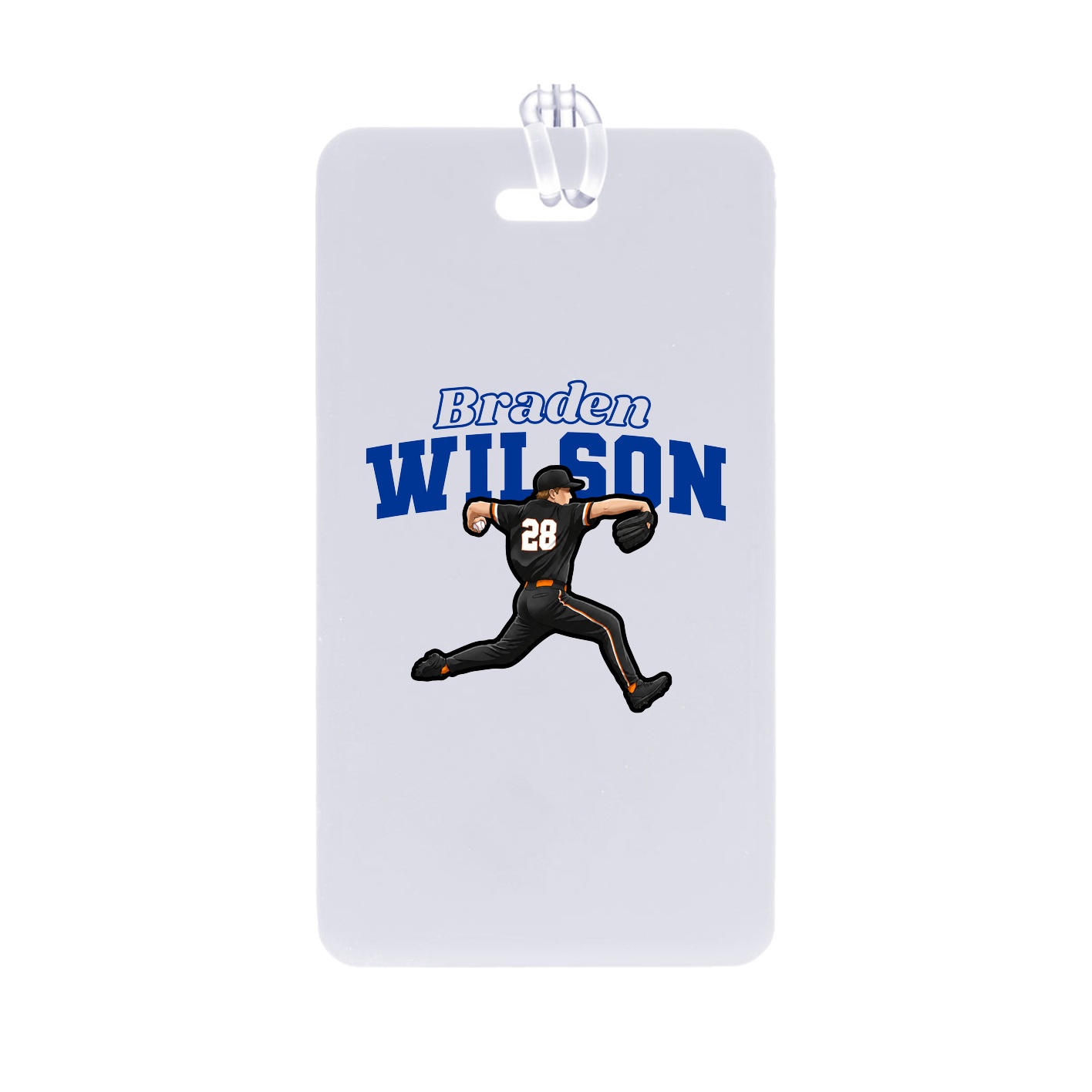 Bag Tag — Name Arch in Classic