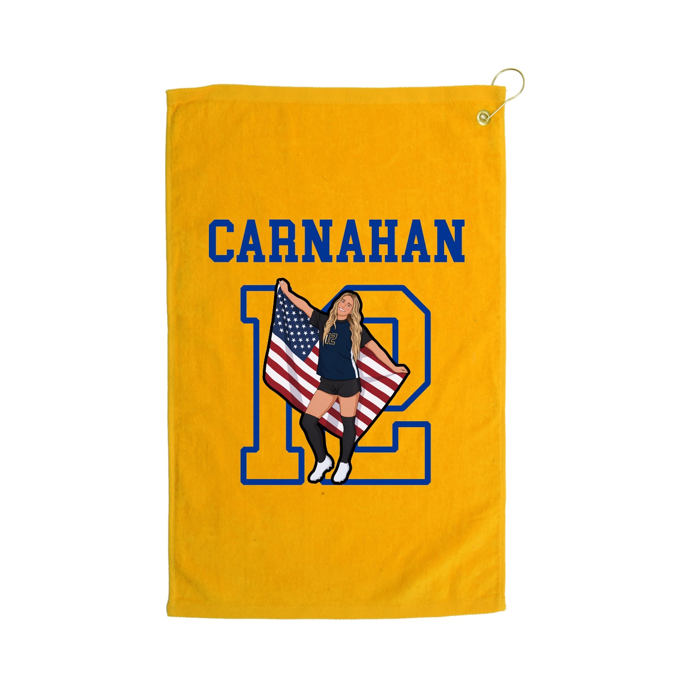 Golf Towel — Shirsey in Gold