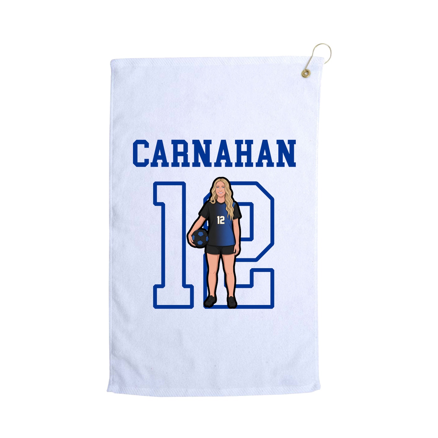 Golf Towel — Shirsey in White
