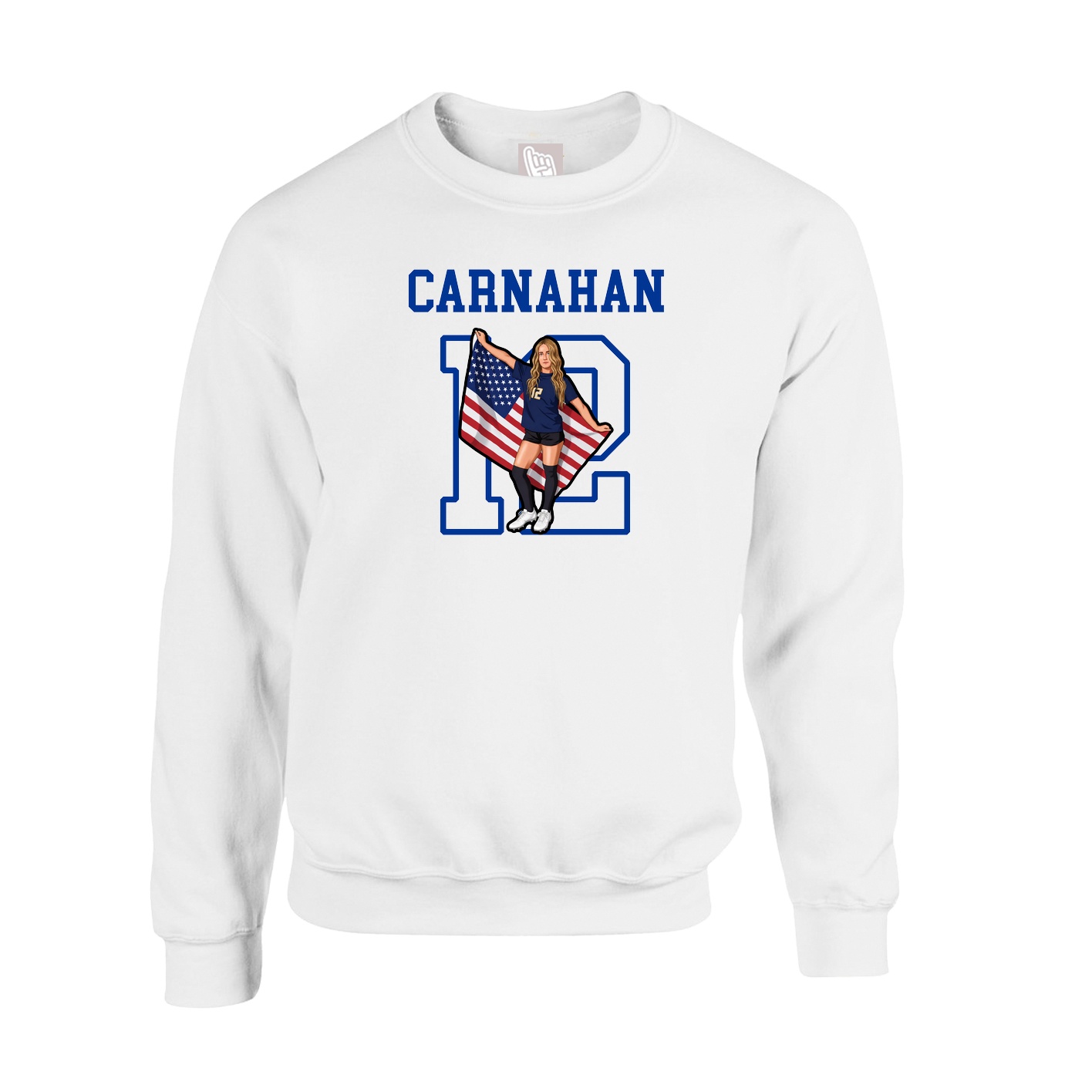 Fleece Crew — Shirsey in White