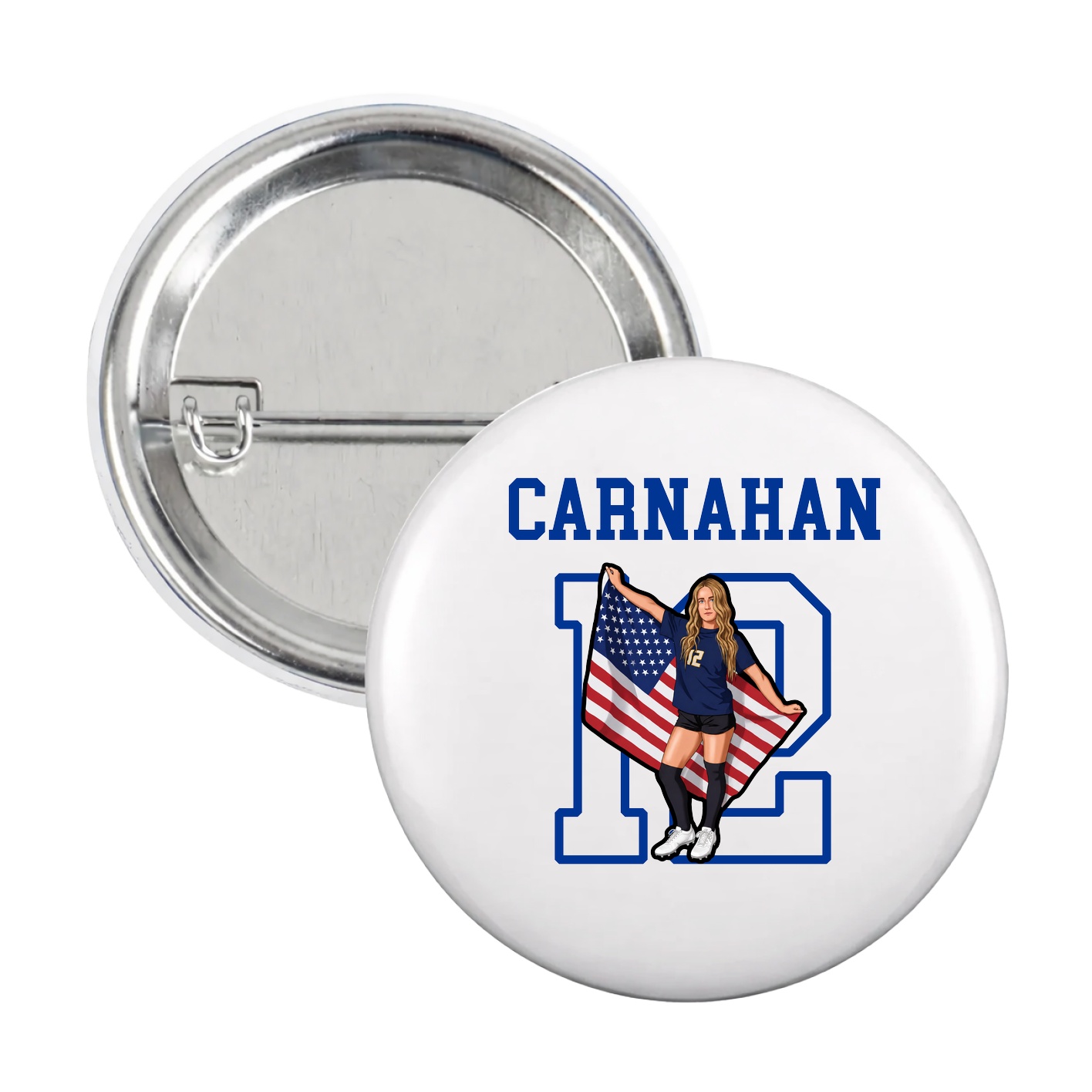 Game Day Button — Shirsey in White