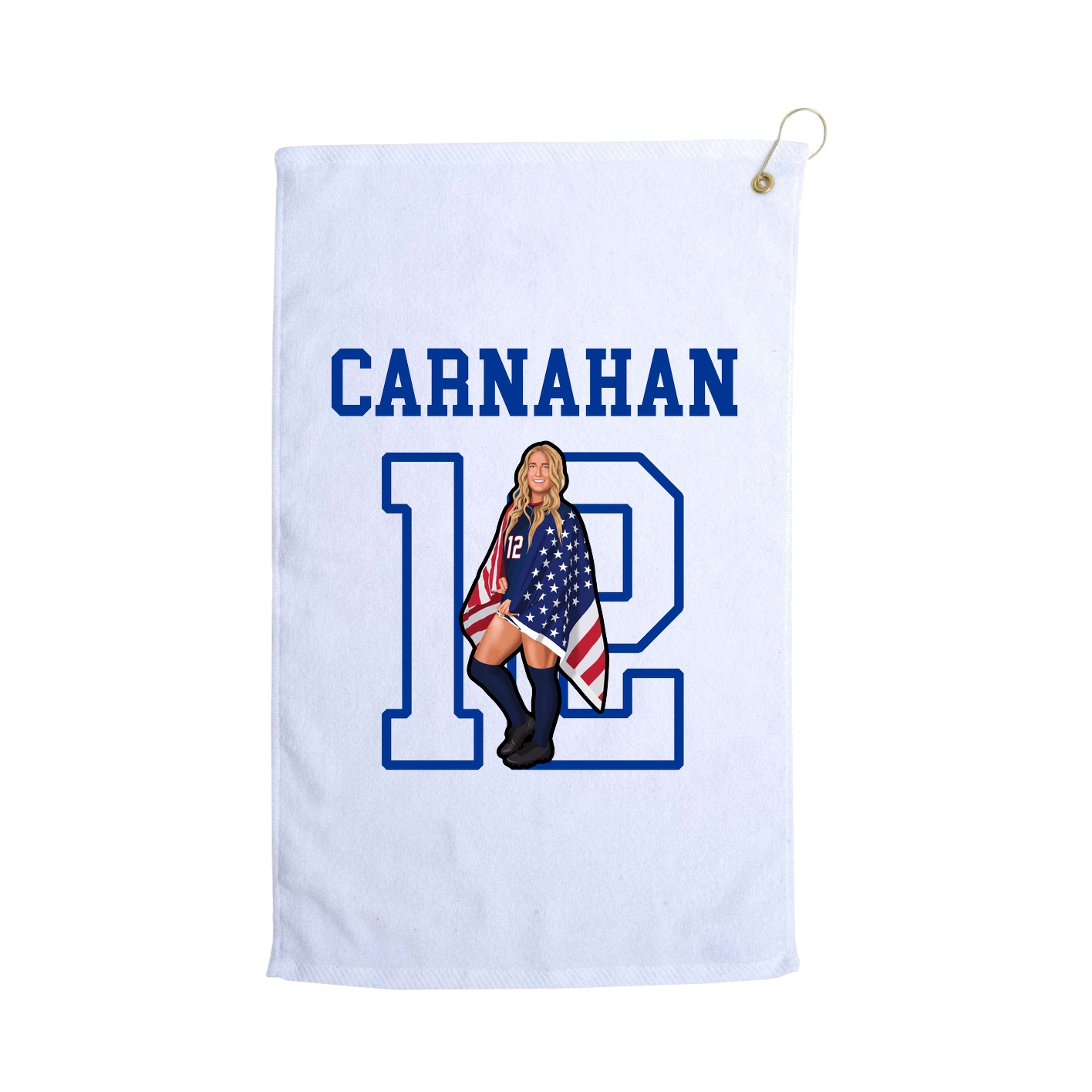 Golf Towel — Shirsey in White