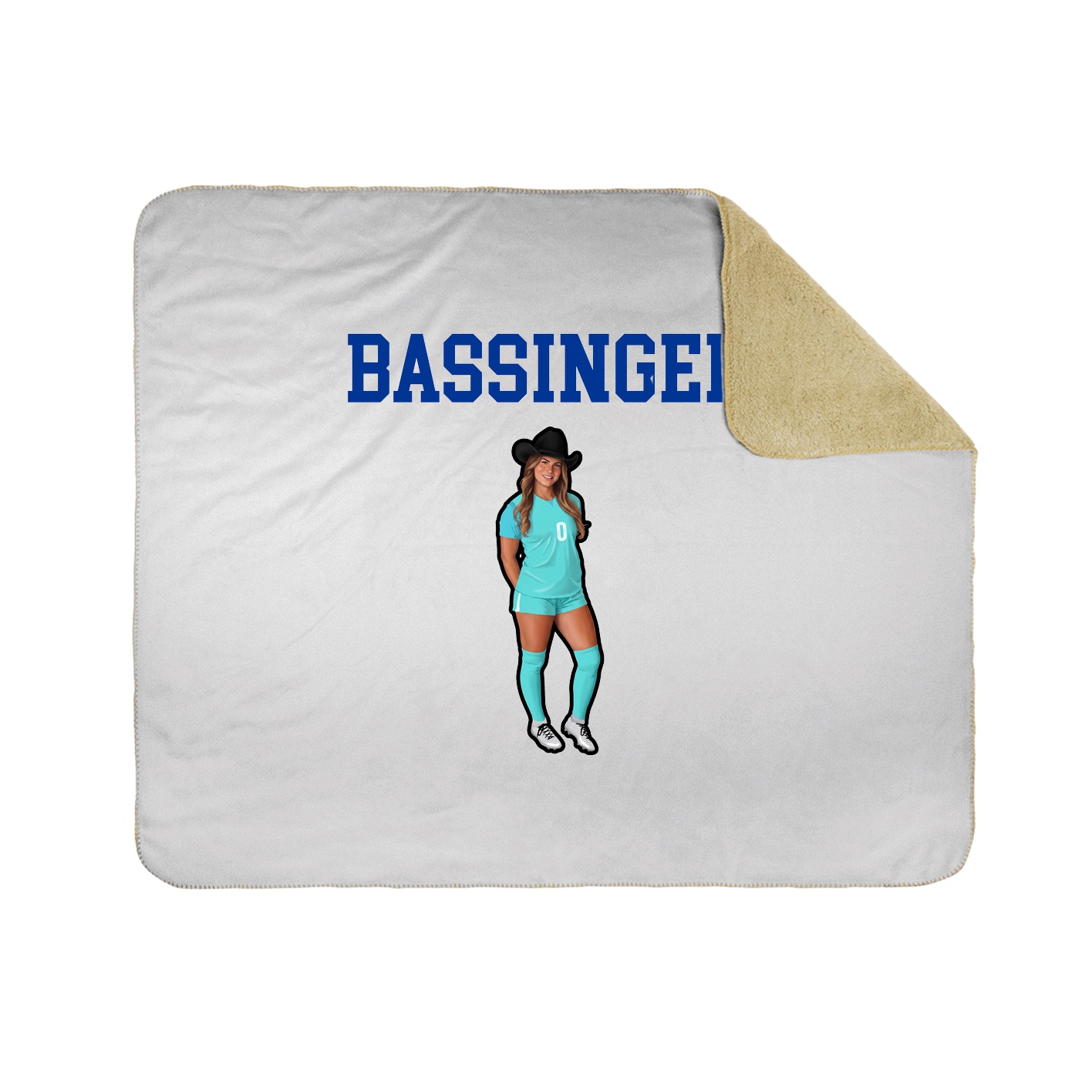 Throw Blanket — Shirsey in White