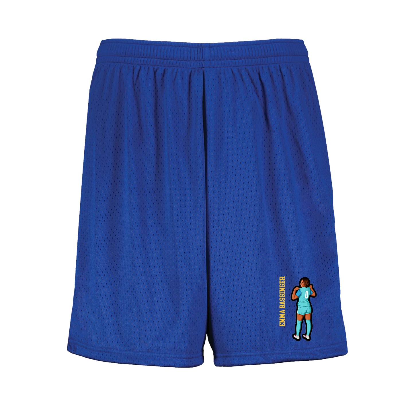 Shorts — Name Vertical in Royal