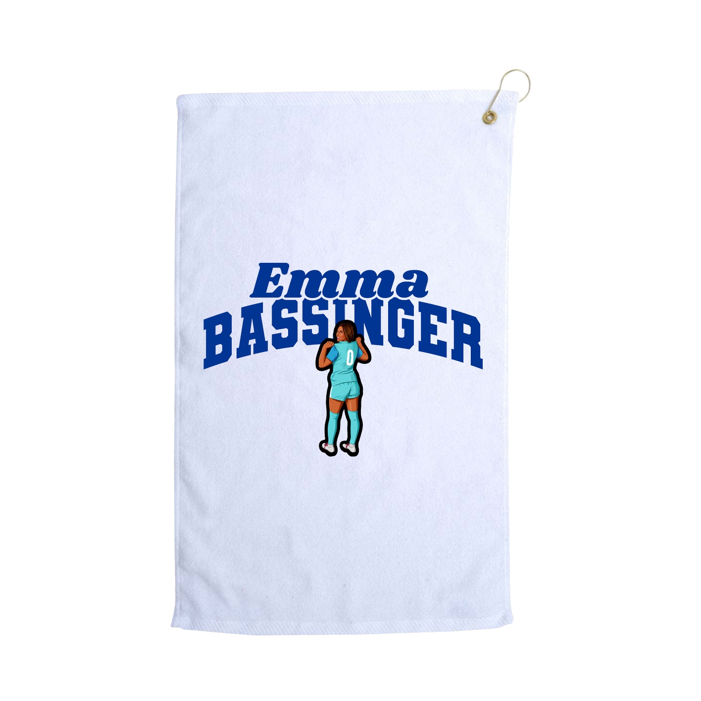 Golf Towel — Signature Arch in White