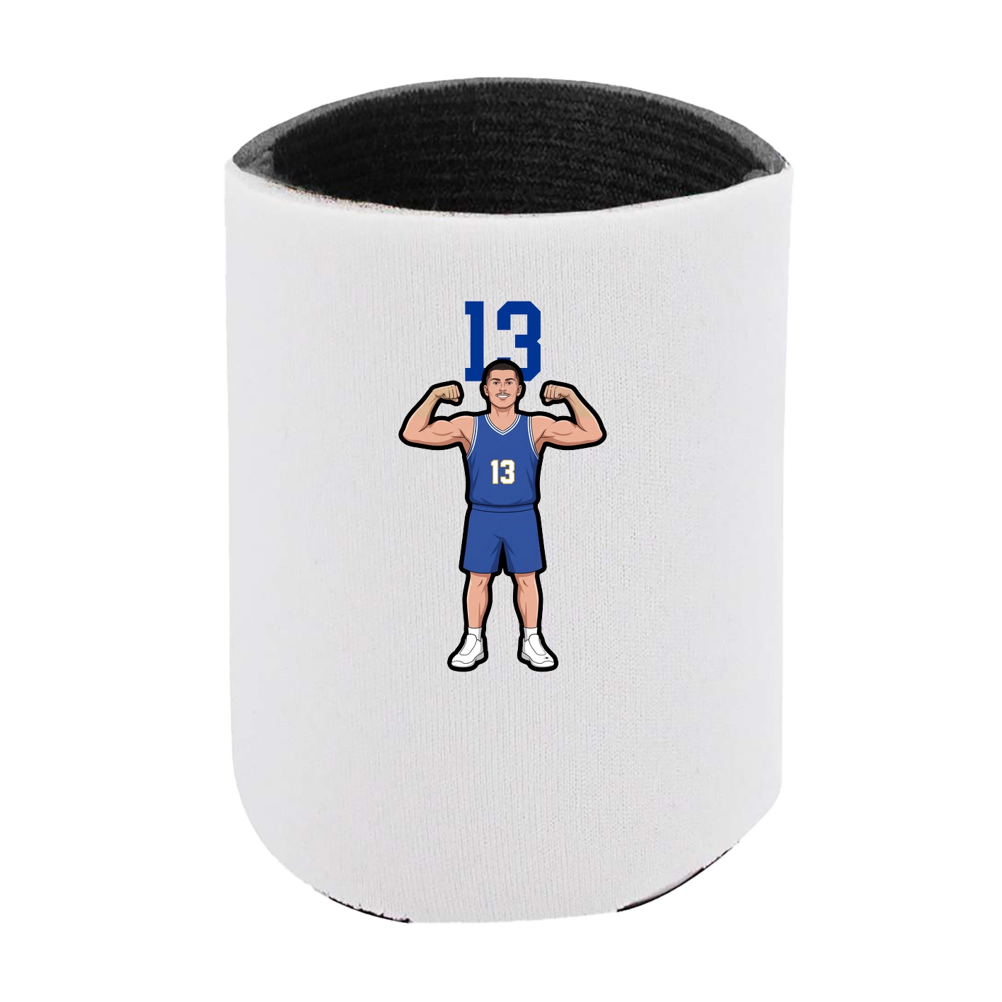 Can Holder — Number Top in White