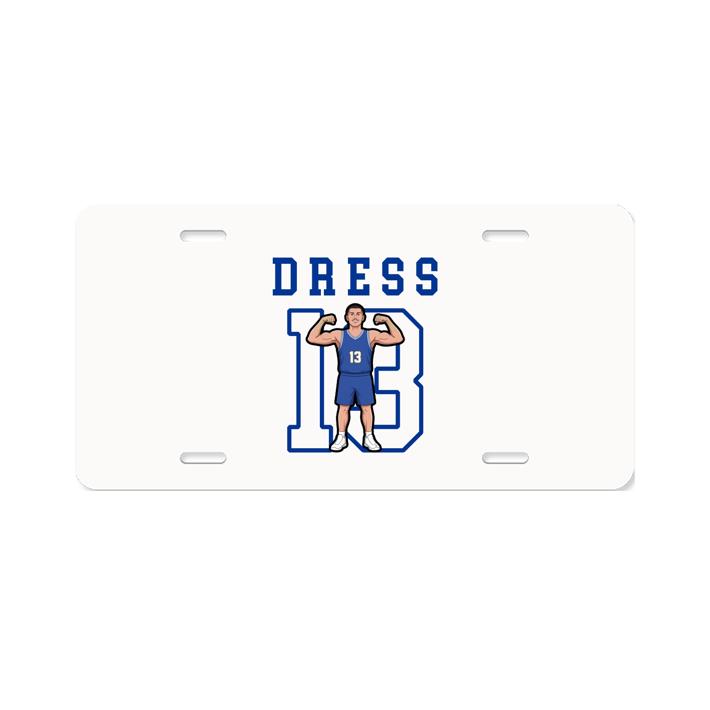 License Plate — Shirsey in Classic