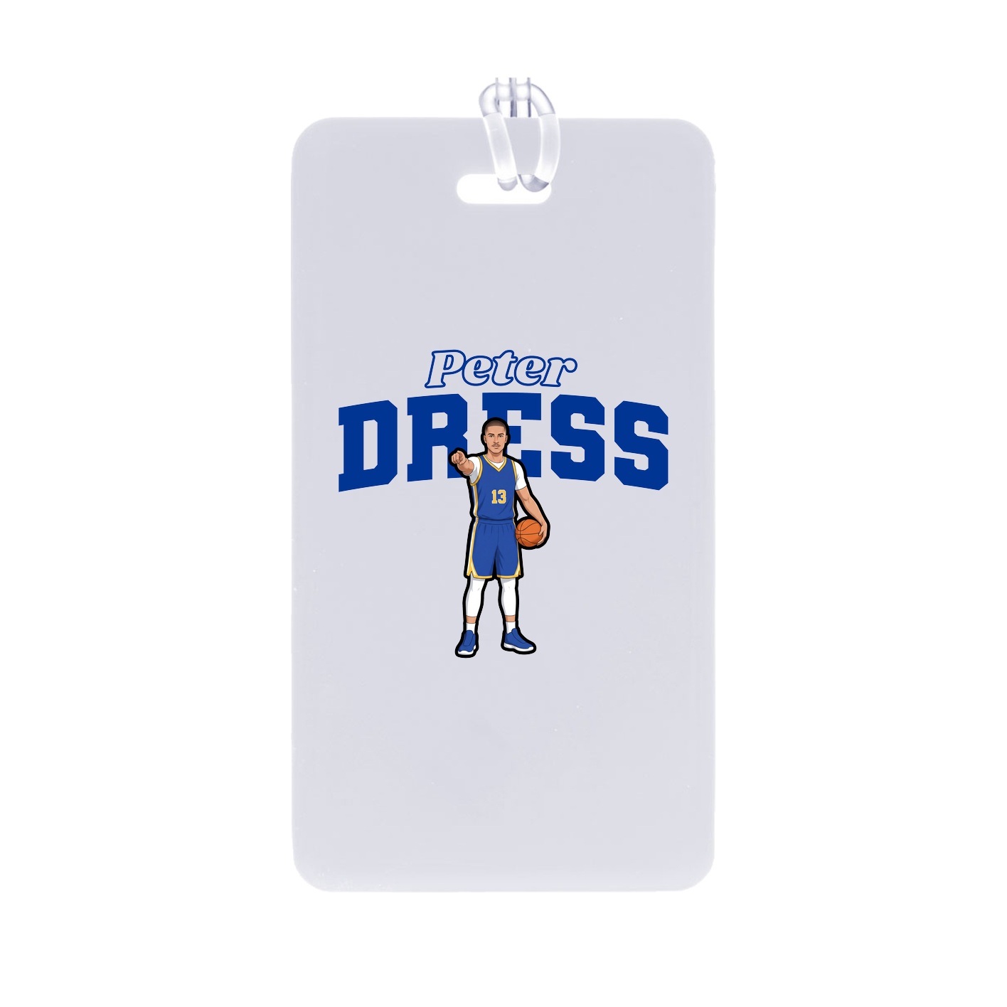 Bag Tag — Name Arch in Classic