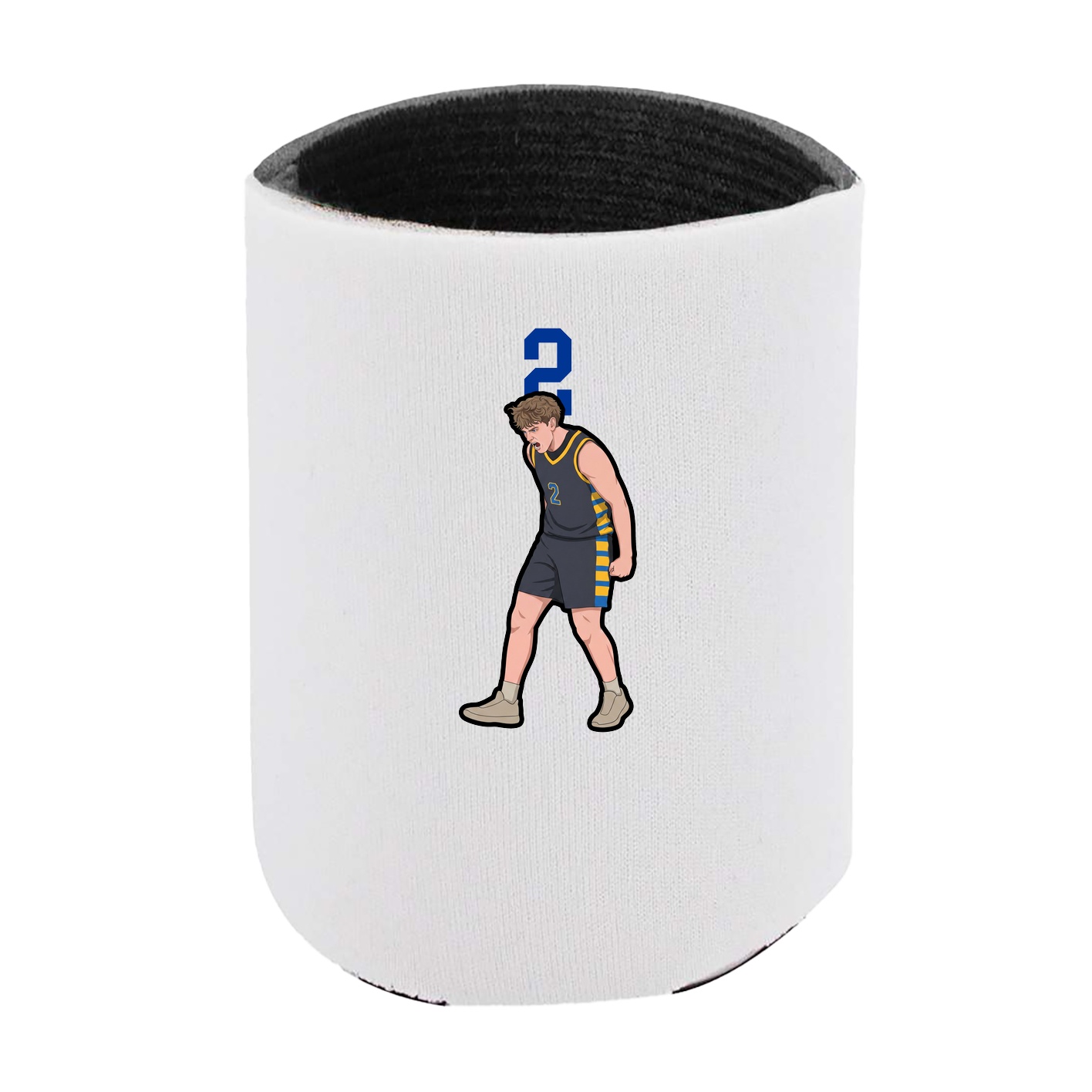 Can Holder — Number Top in White