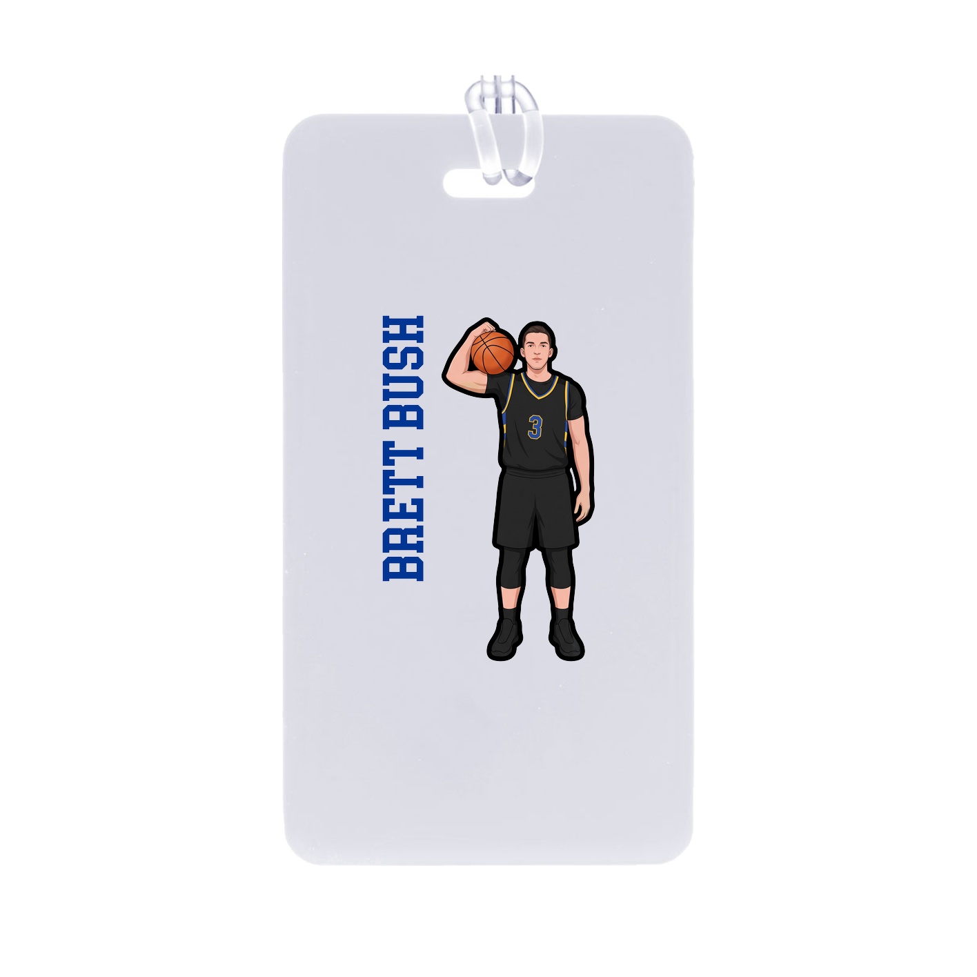 Bag Tag — Name Vertical in Classic