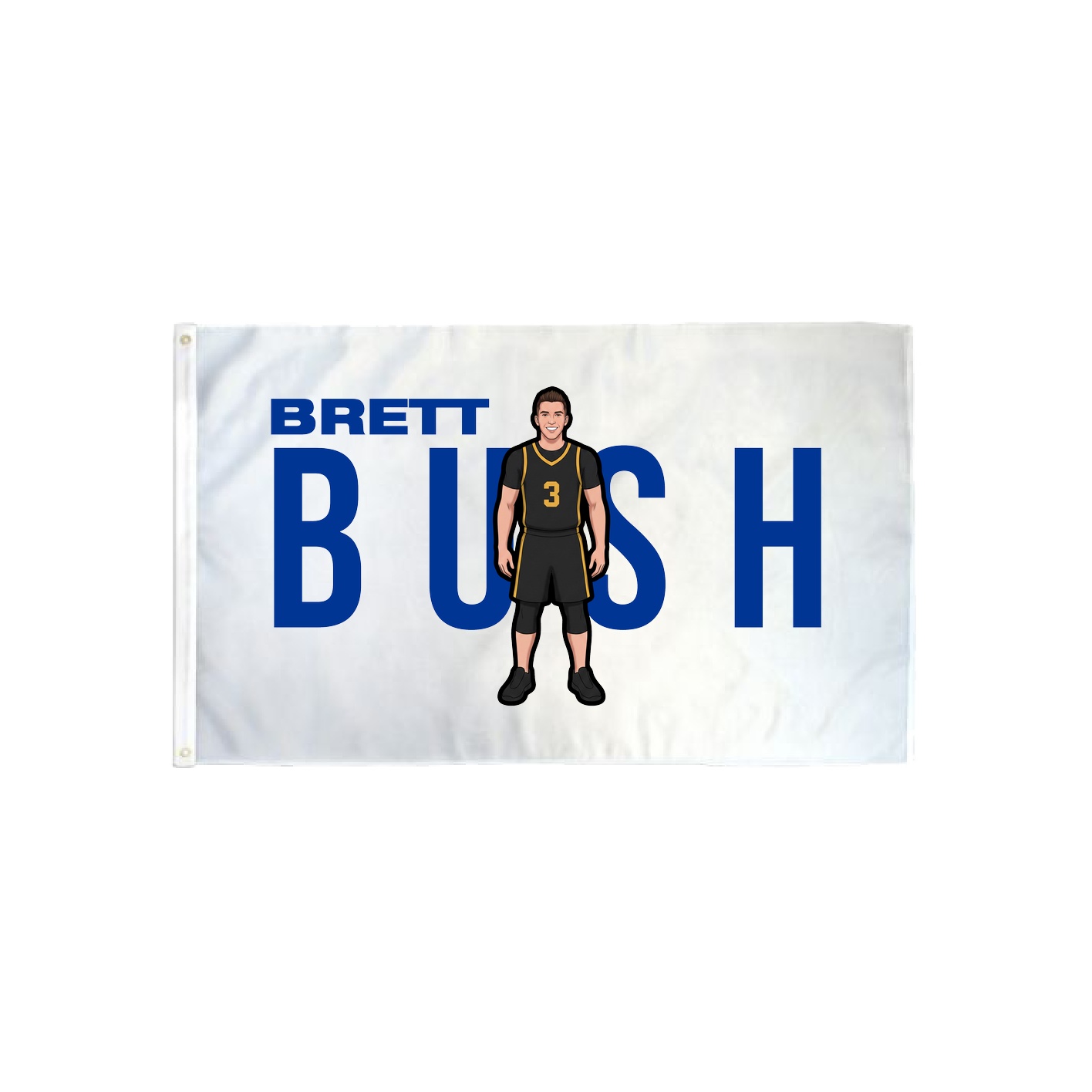 3x5 Flag — Player Name in Classic