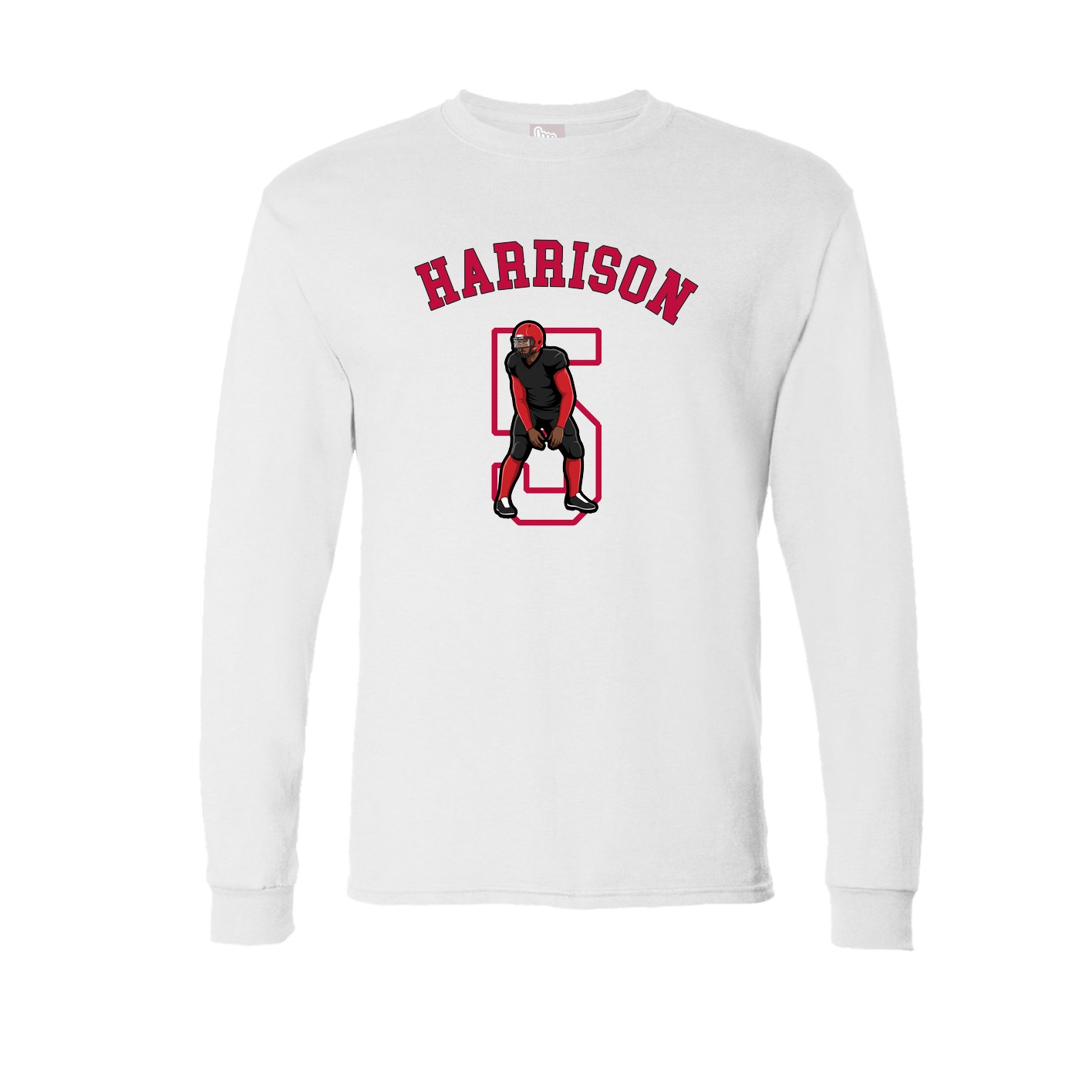 Long Sleeve Tee — Shirsey Arch in White