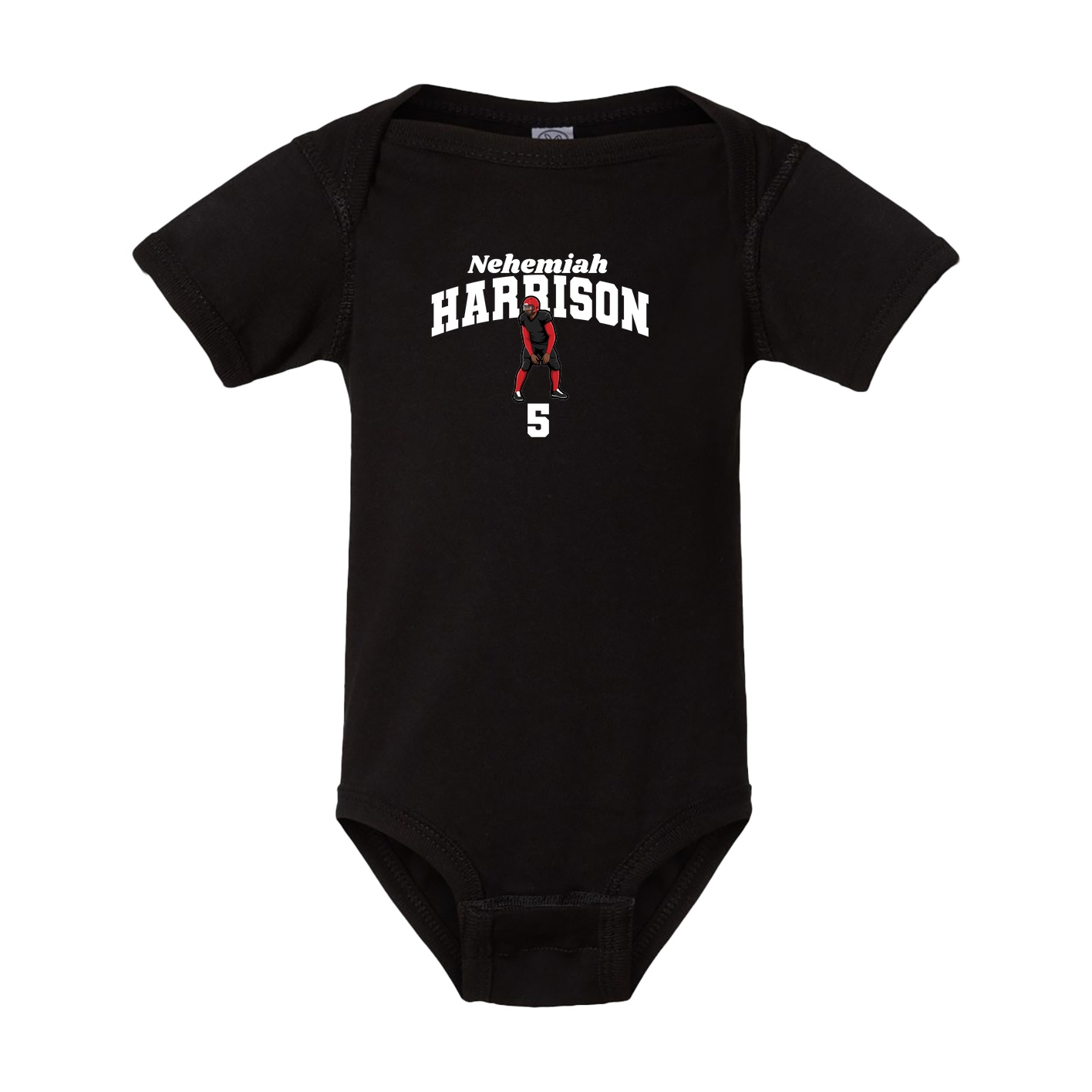 Baby Onesie — Signature Arch in Black