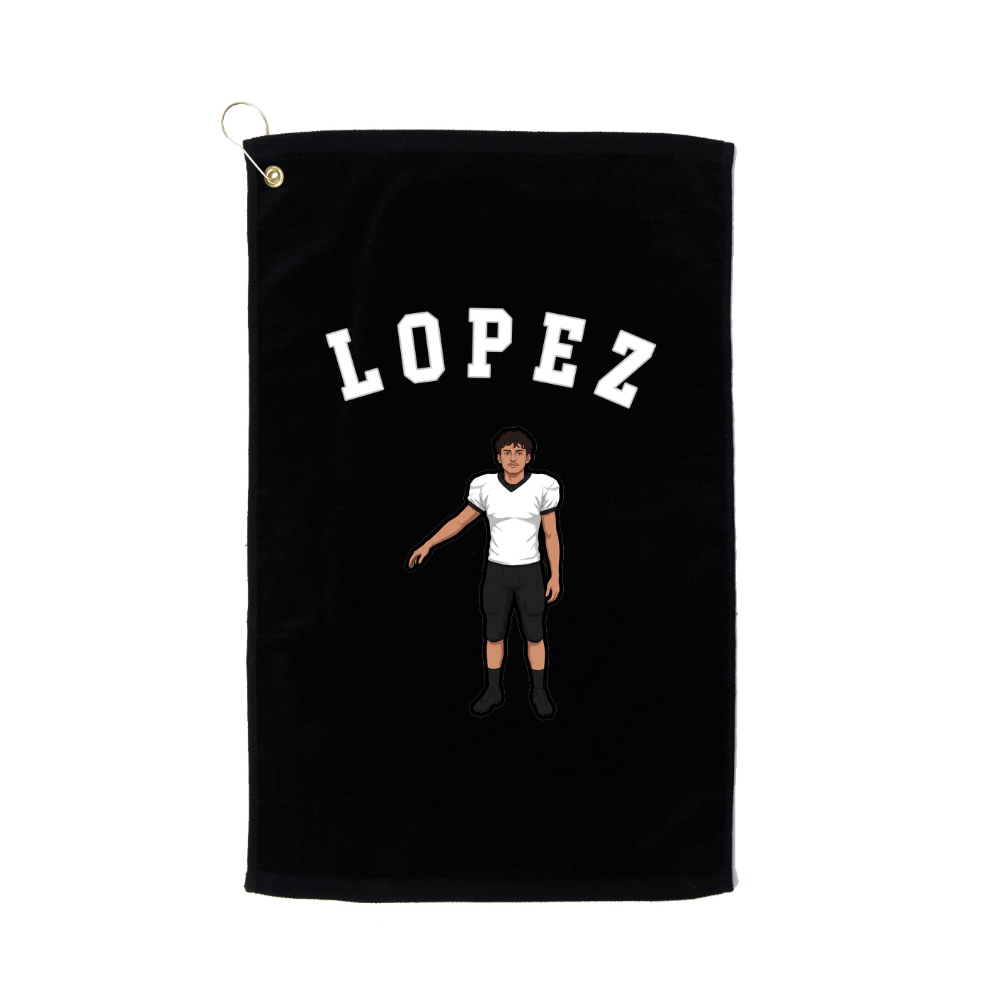 Golf Towel — Shirsey Arch in Black