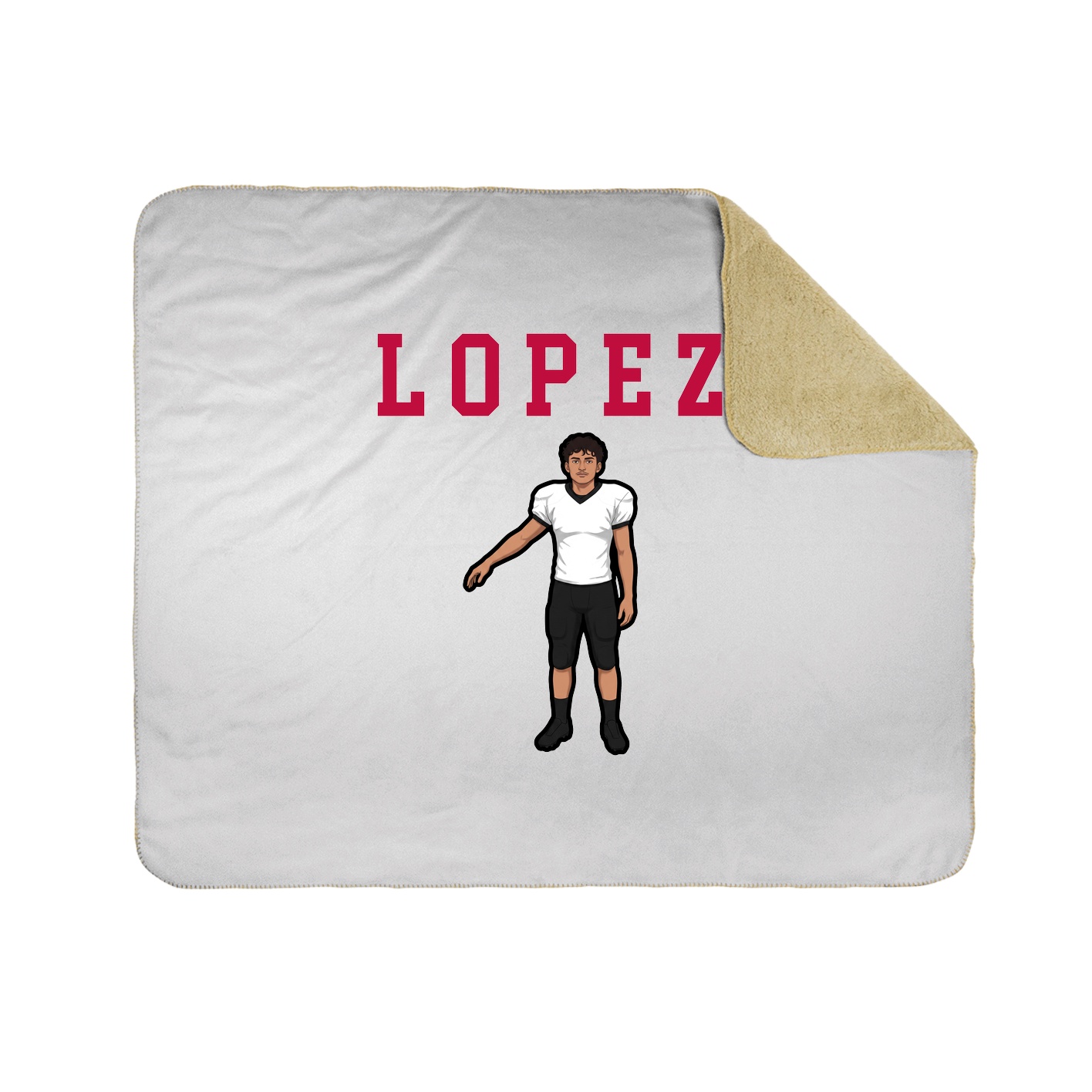 Throw Blanket — Shirsey in White