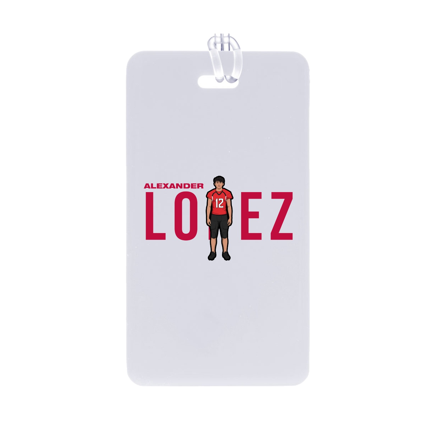 Bag Tag — Player Name in Classic