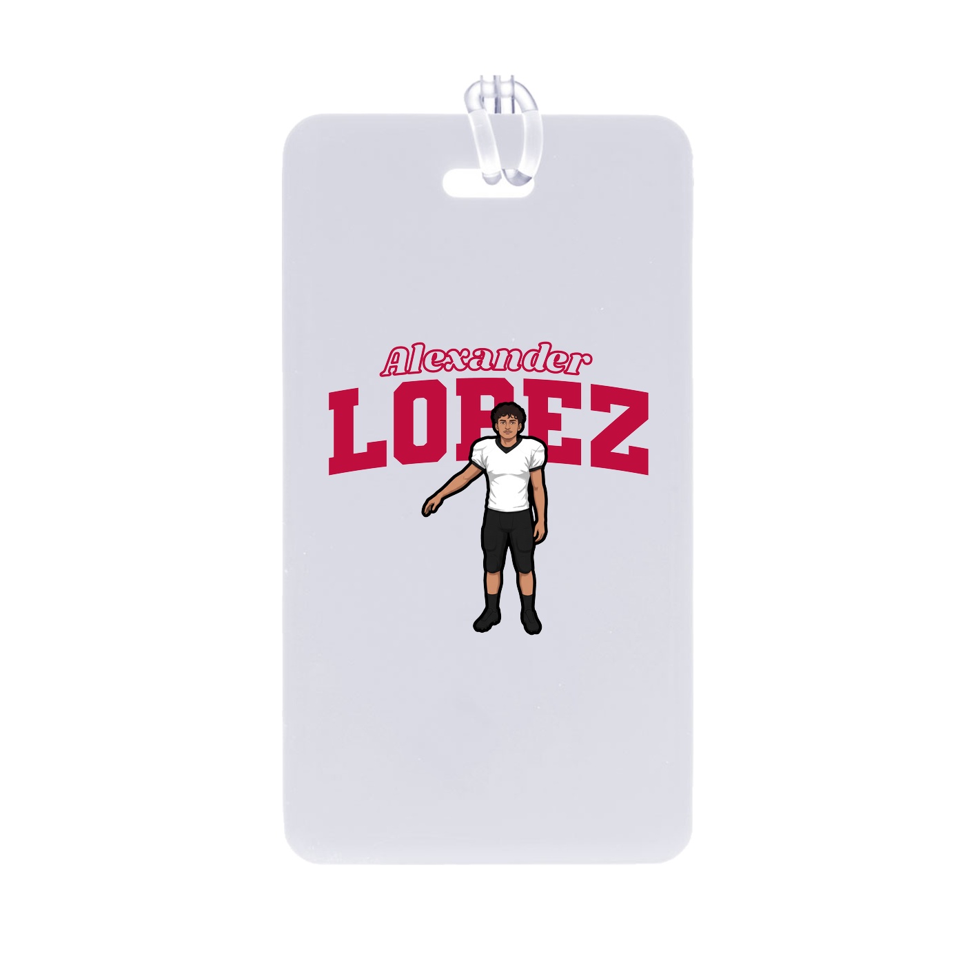 Bag Tag — Name Arch in Classic