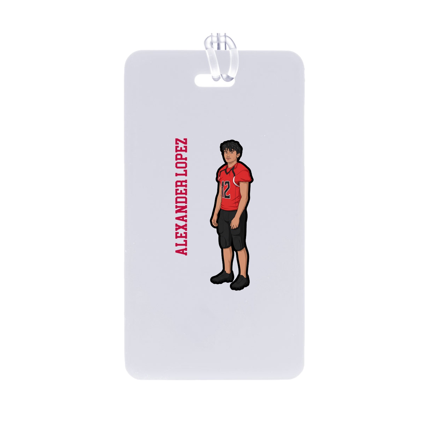 Bag Tag — Name Vertical in Classic