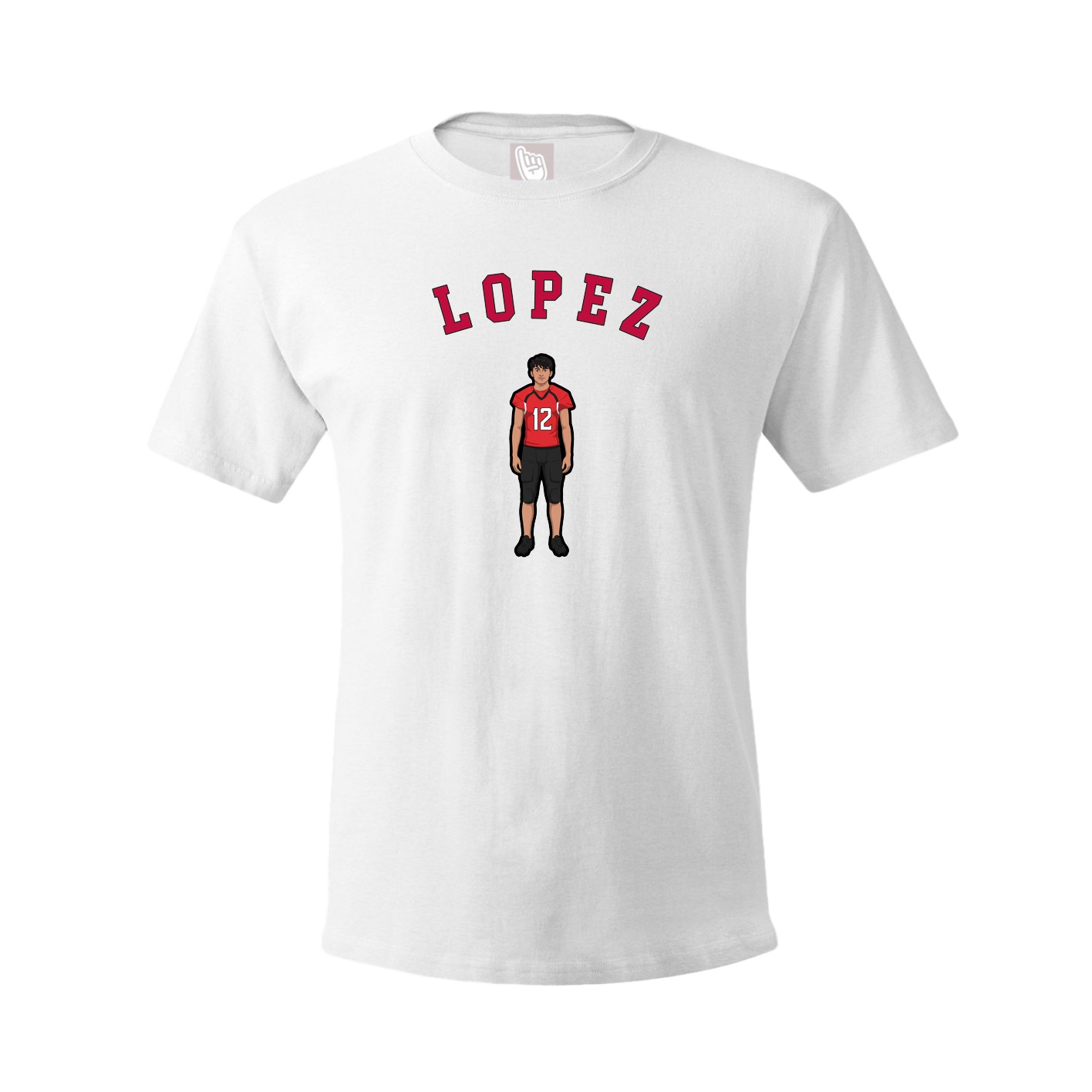 Youth Tee — Shirsey Arch in White