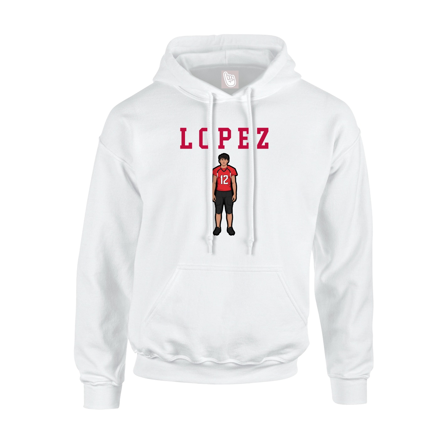 Youth Hoodie — Shirsey in White