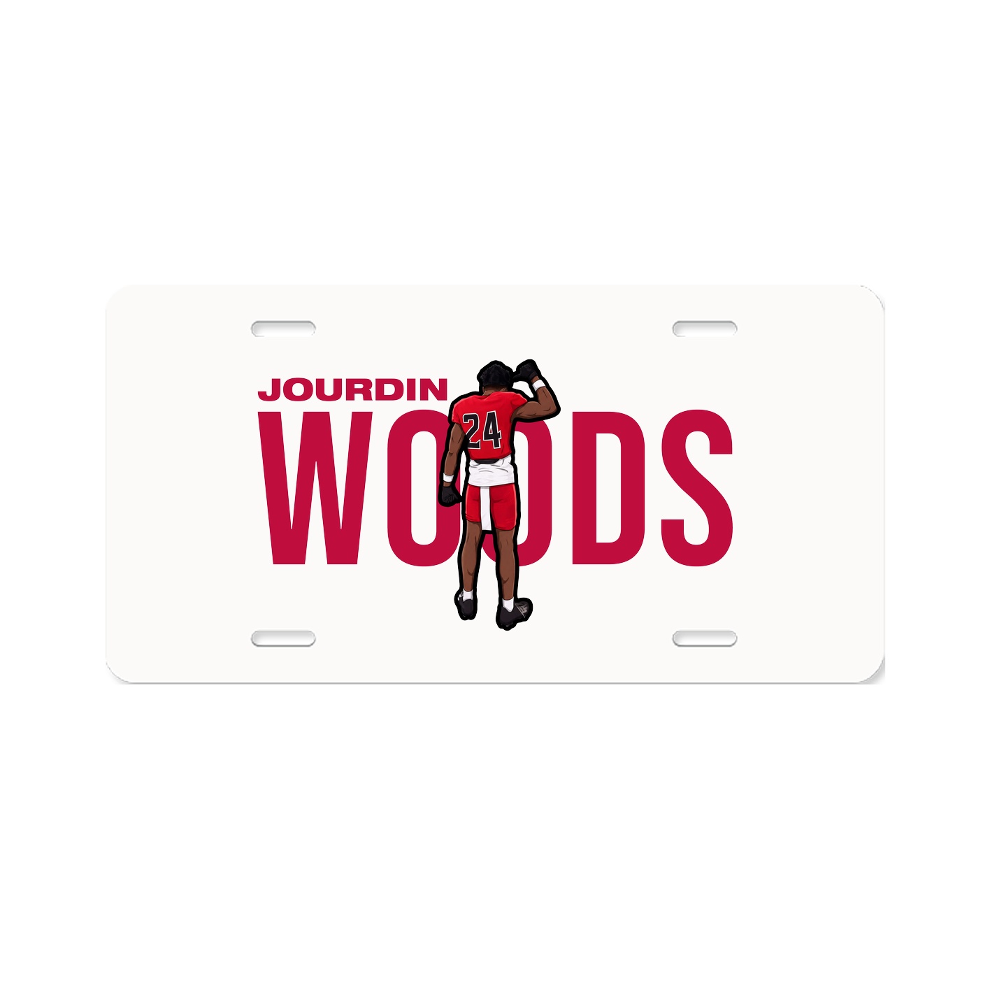 License Plate — Player Name in Classic