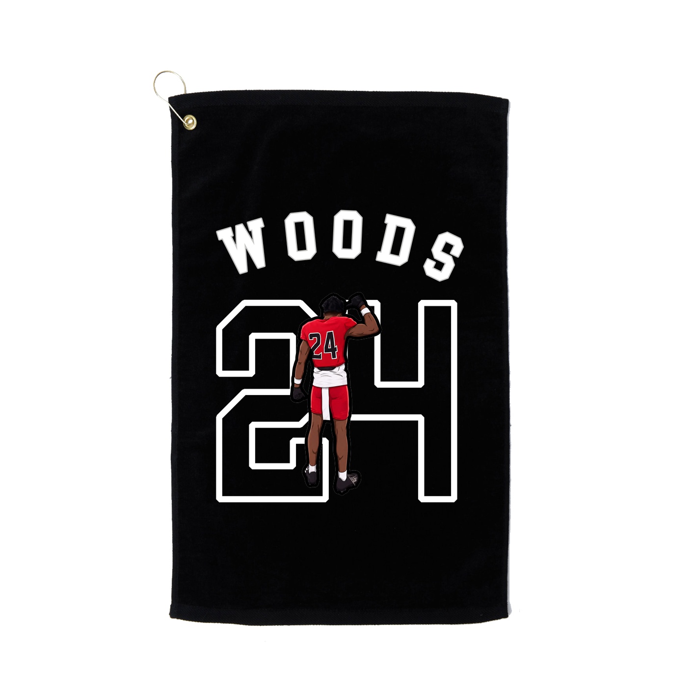 Golf Towel — Shirsey Arch in Black