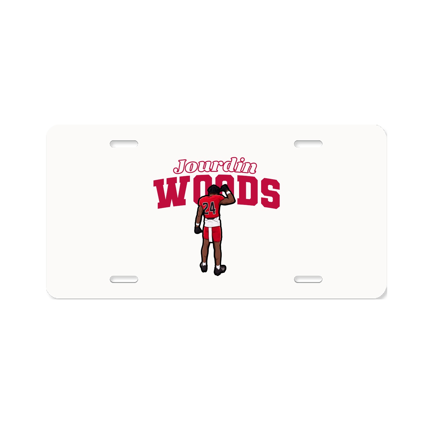 License Plate — Name Arch in Classic