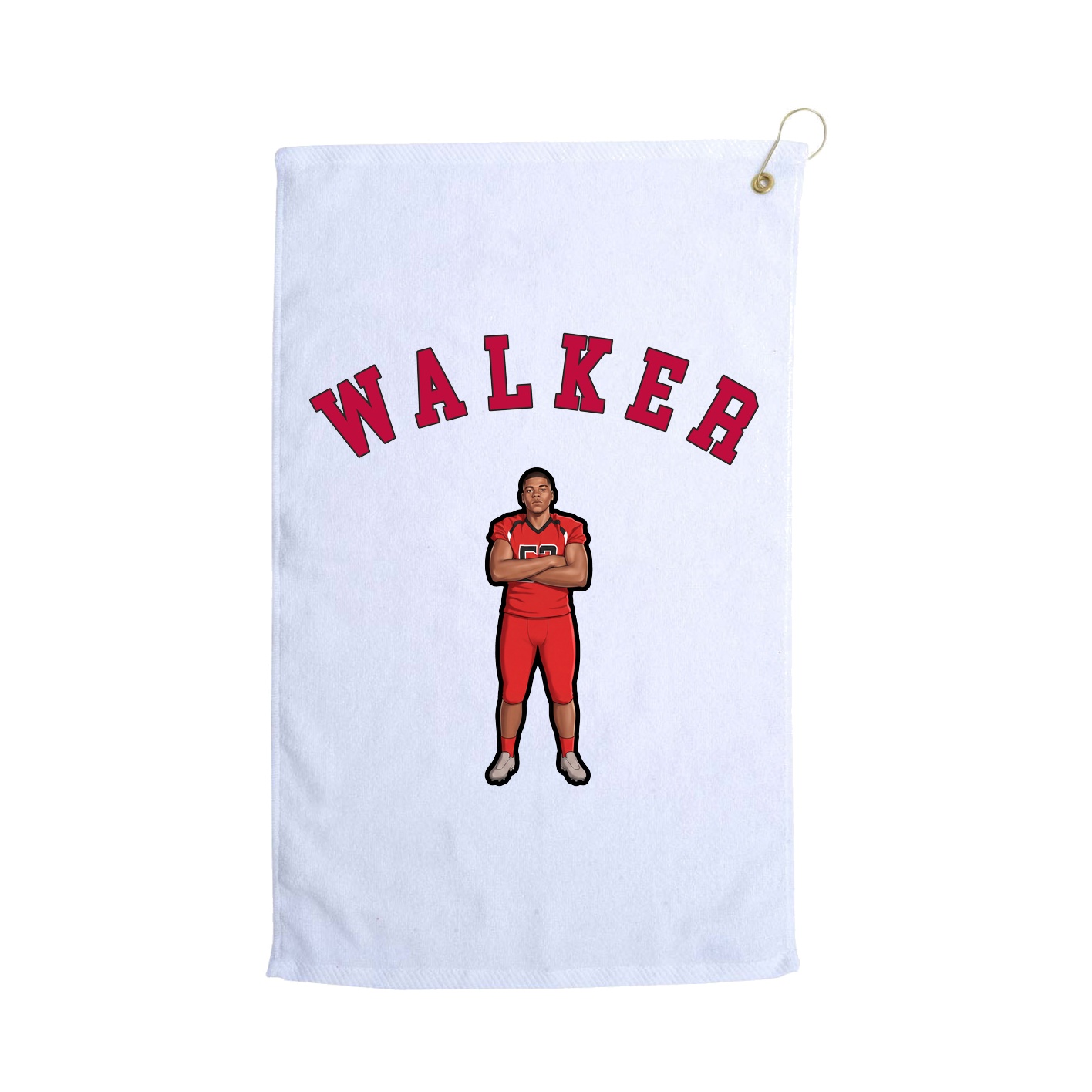 Golf Towel — Shirsey Arch in White