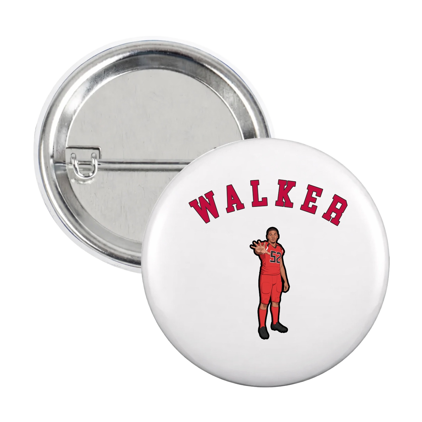 Game Day Button — Shirsey Arch in White
