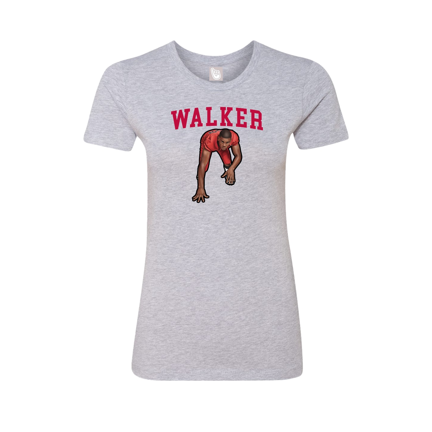 Fitted Women's Tee — Shirsey in Grey